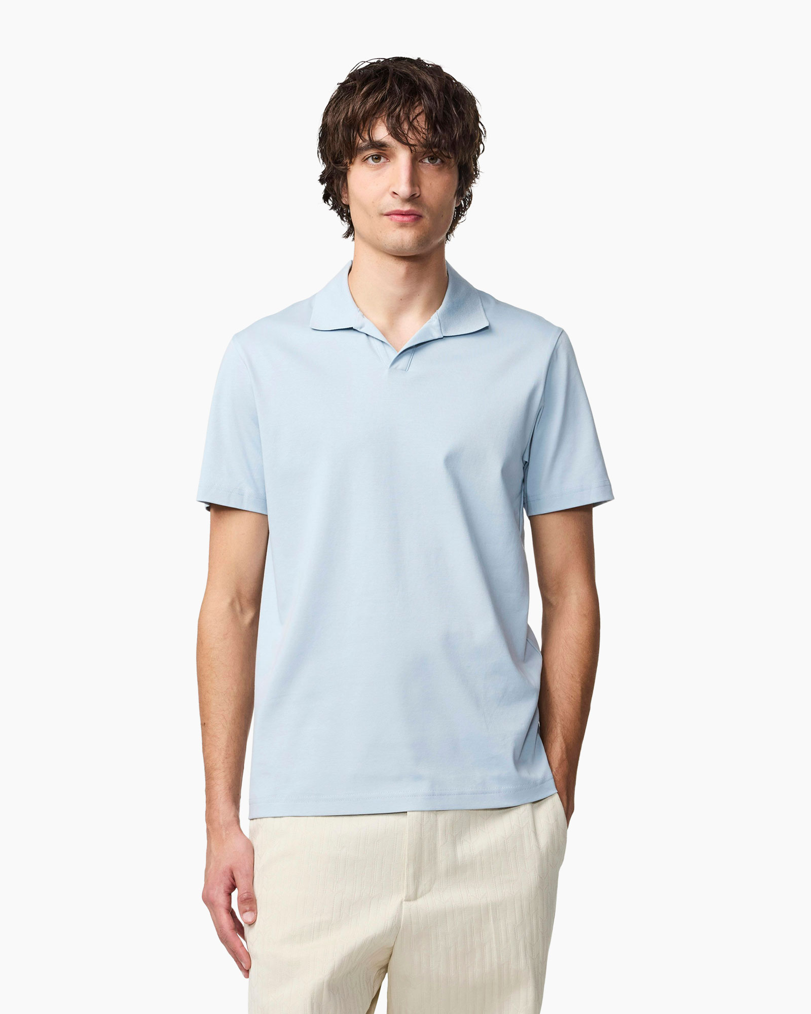Polo Paul Ss 3525 Licht Blauw