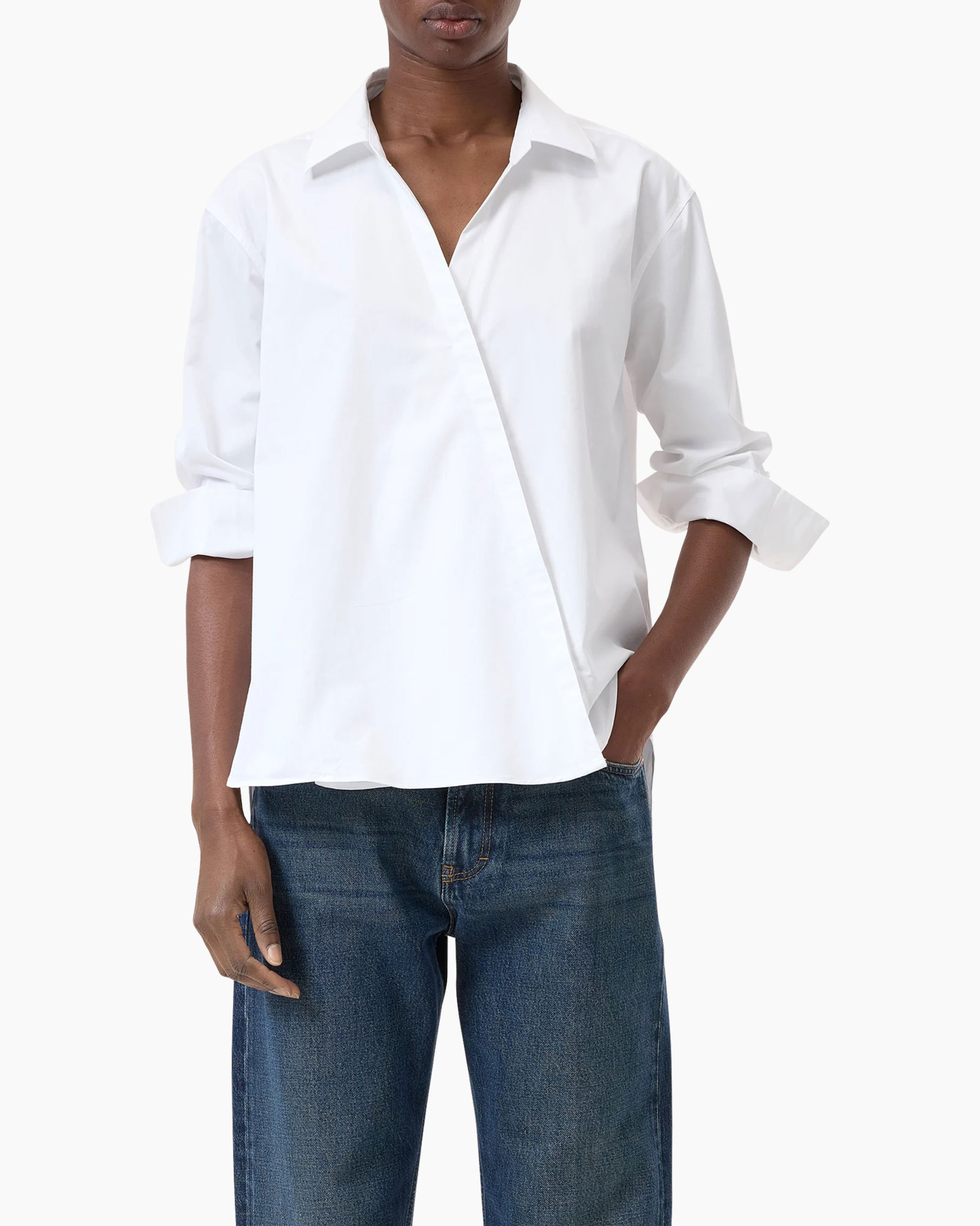 Blouse Asymmetric Wit