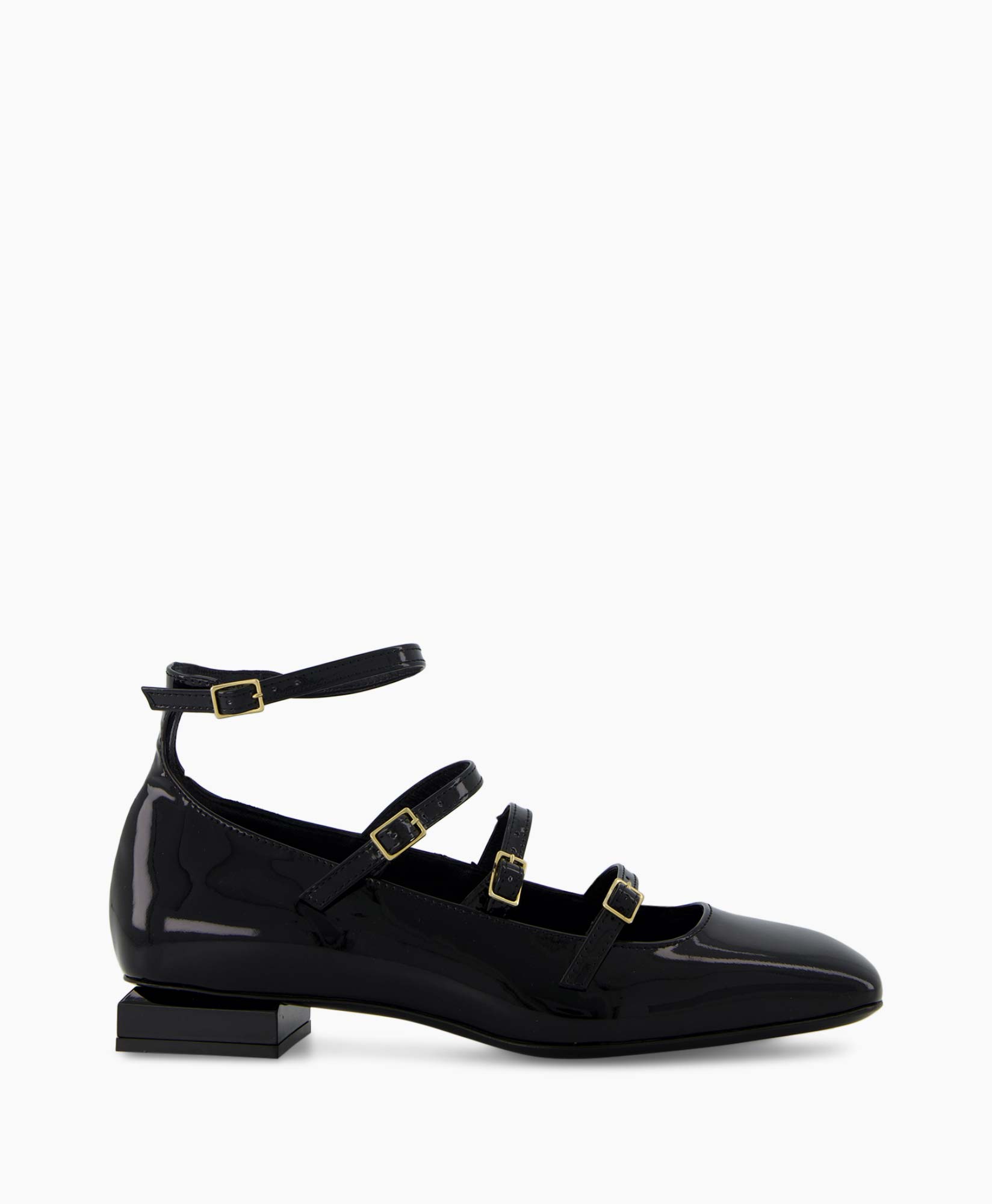 Loafer Angie L Straps Zwart