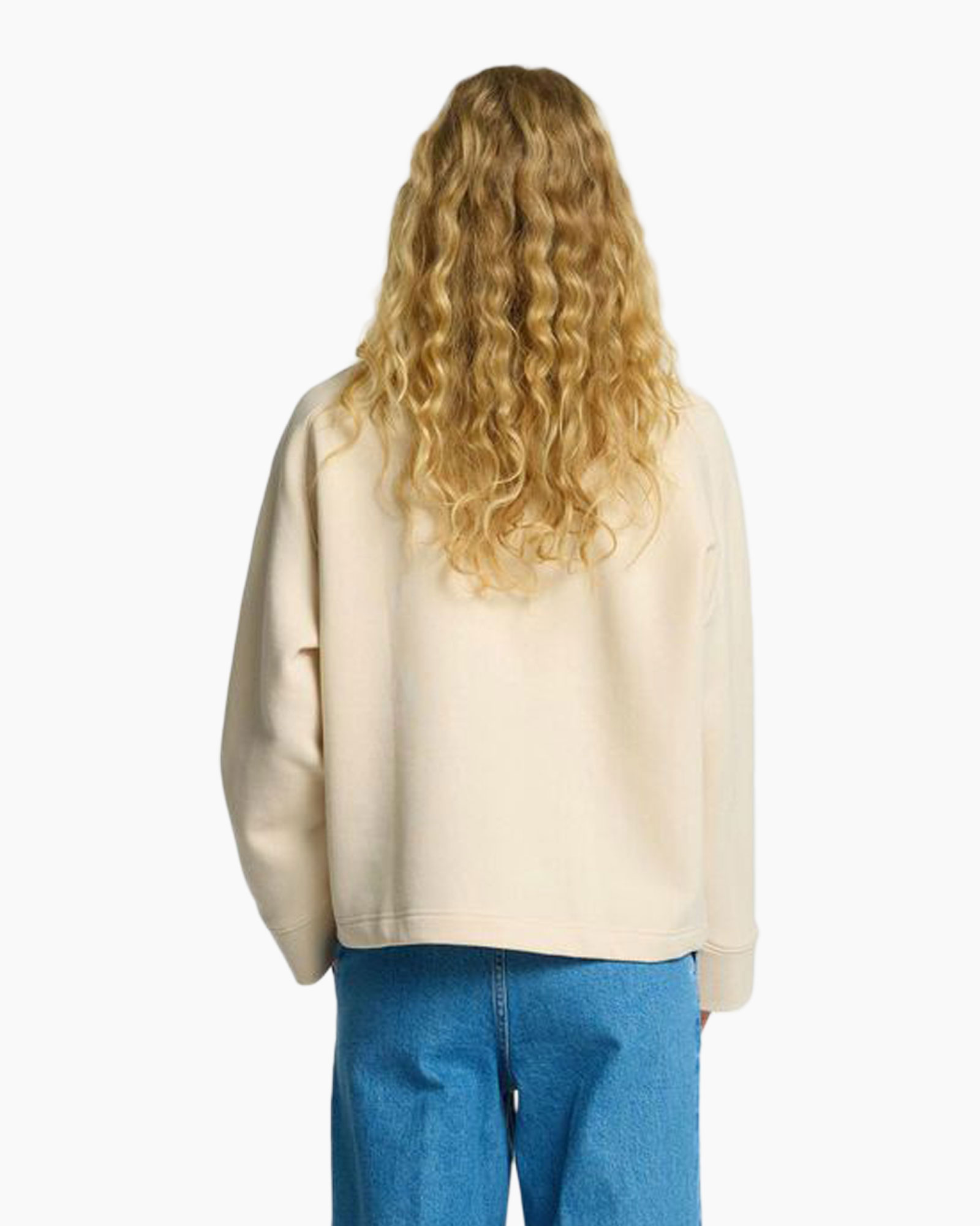 Trui Tabby Ls Raglan O-neck Sweat Off White