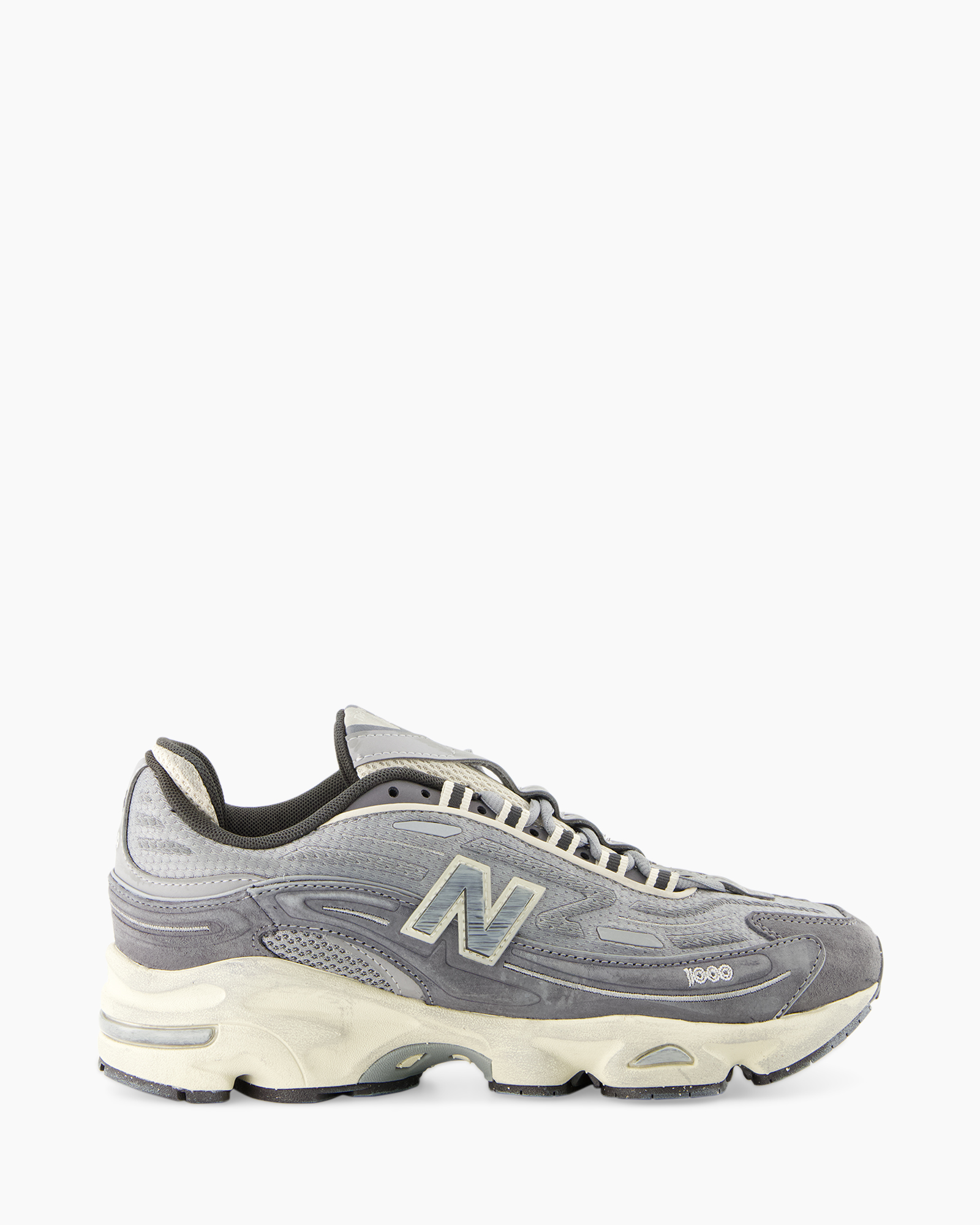 sneaker, sneaker, grijs, mesh, schoen