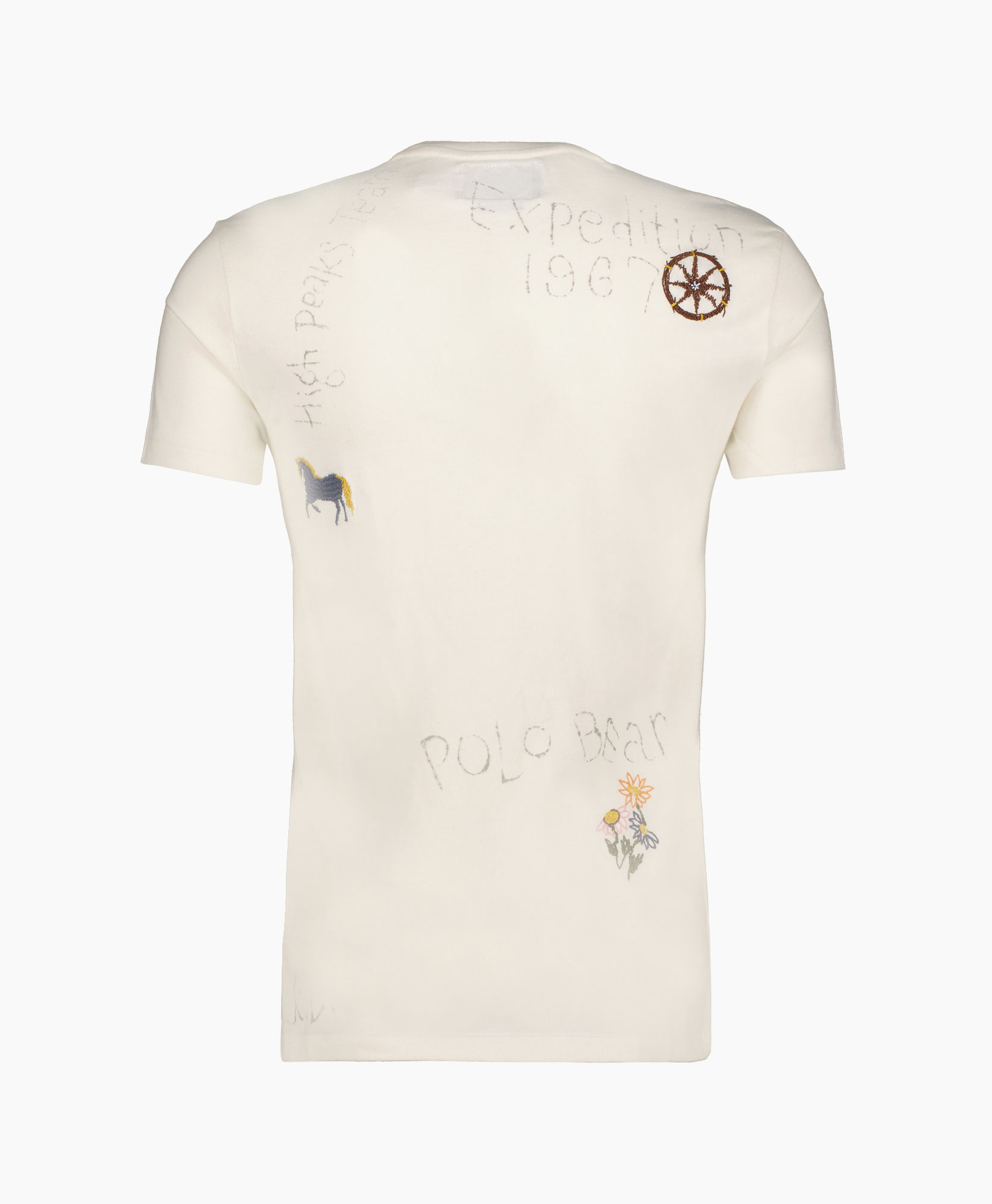 Ralph Lauren T-shirt Korte Mouw 710900828001 Wit