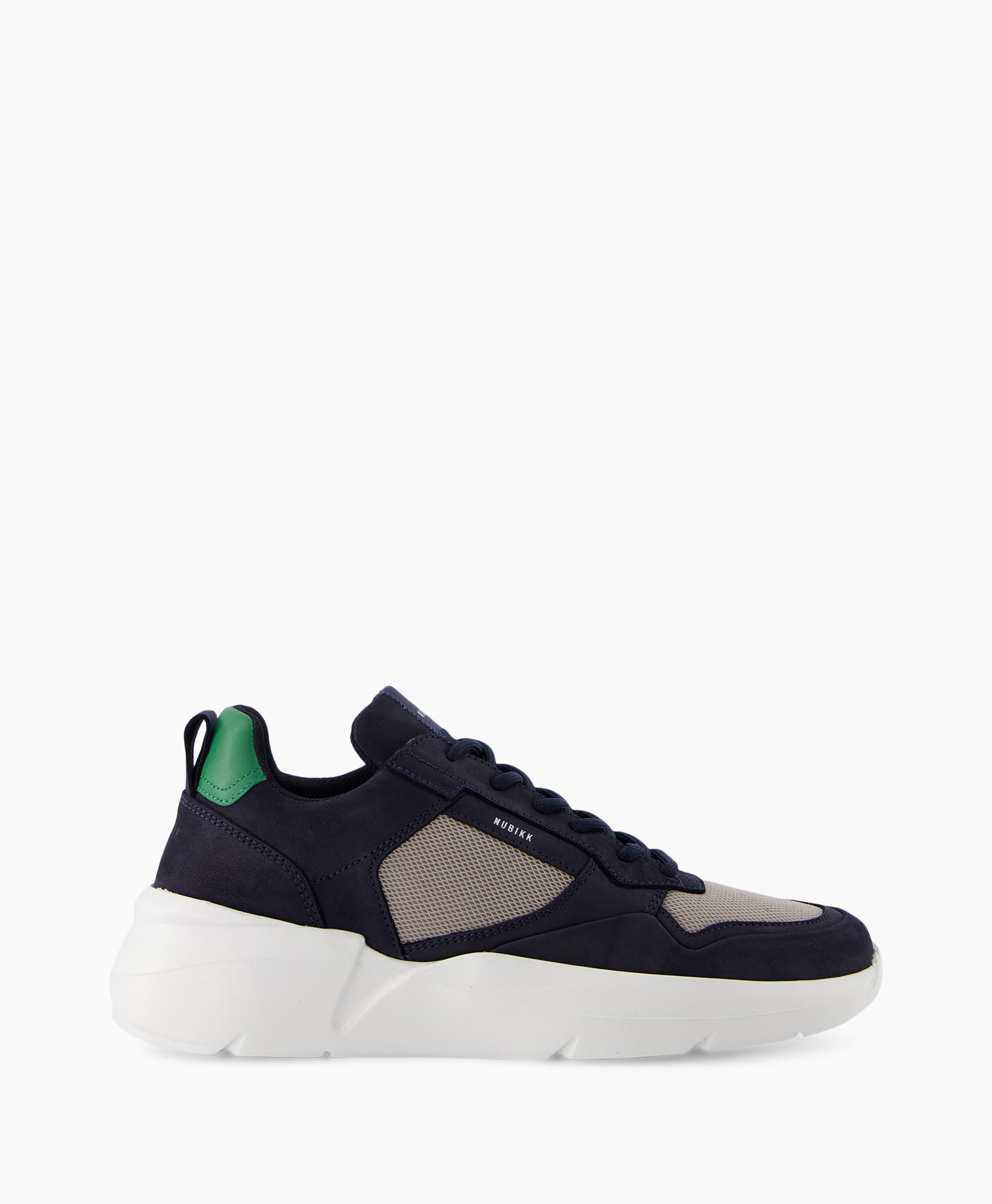 Nubikk Sneaker Roque Road Wave Donker Blauw