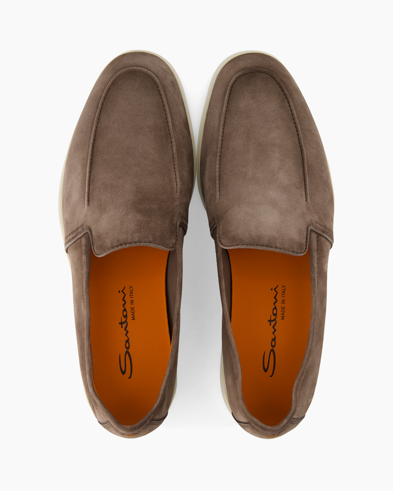 pantoffels, moccasins, suede, bruin, instap