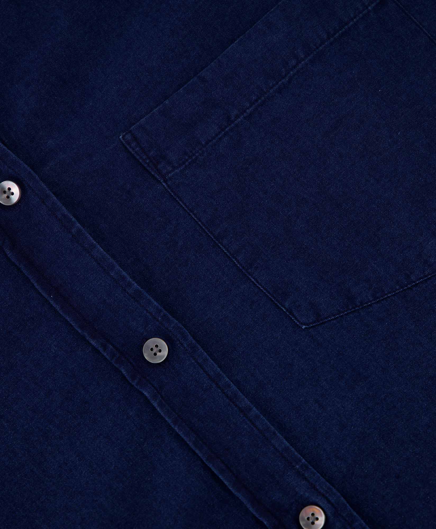 Closed Blouse Basic Shirt Blauw