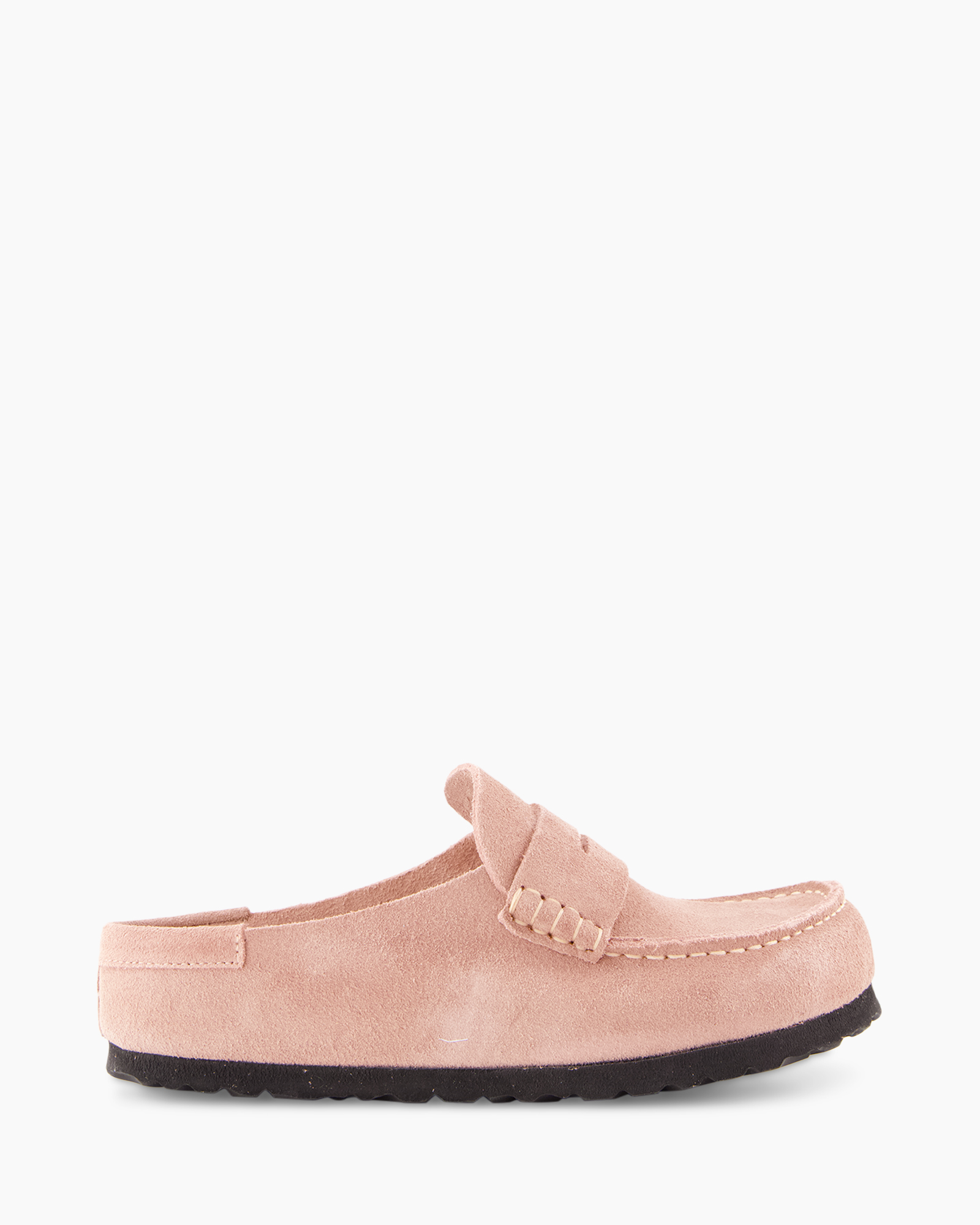 moccassin, loafers, slipper, roze, suede