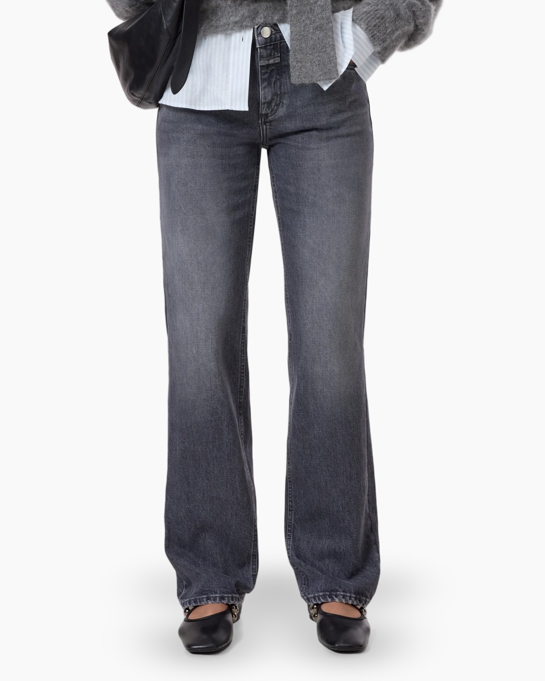 jeans, wijded, donker wash, denim, broeken