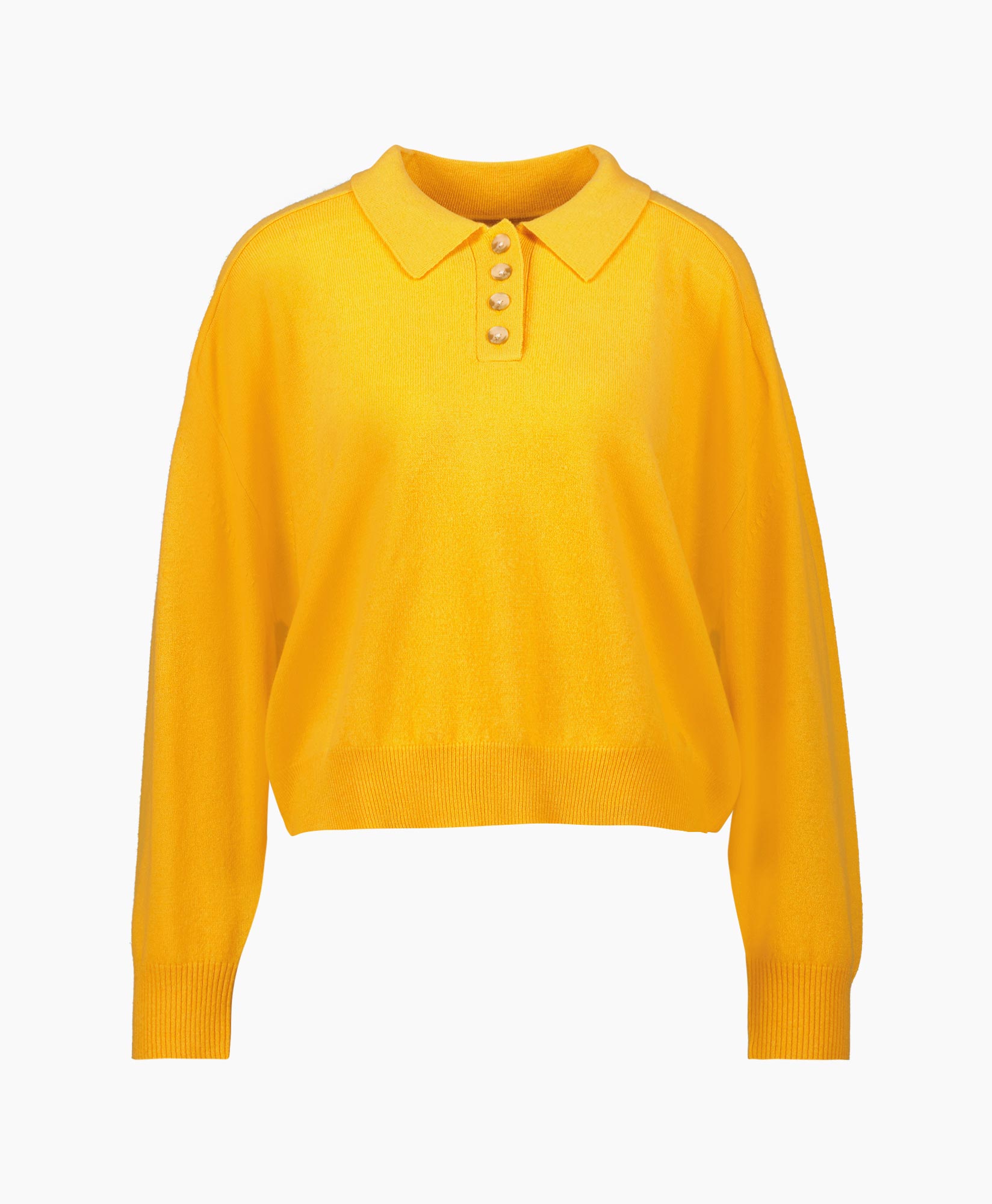 Loulou Studio Pullover Forana Oranje