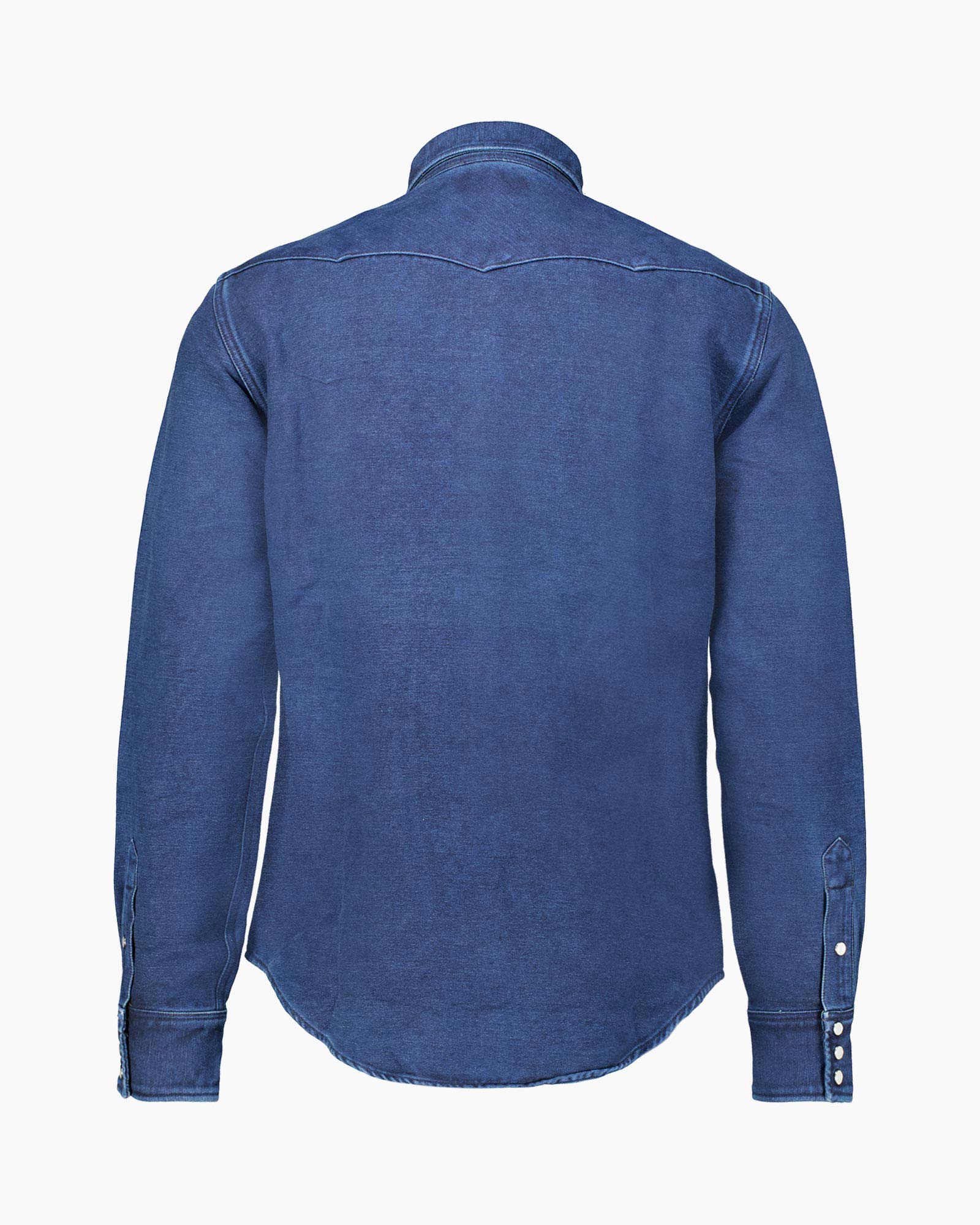 Overhemd Buffalo West Long Sleeve Blauw