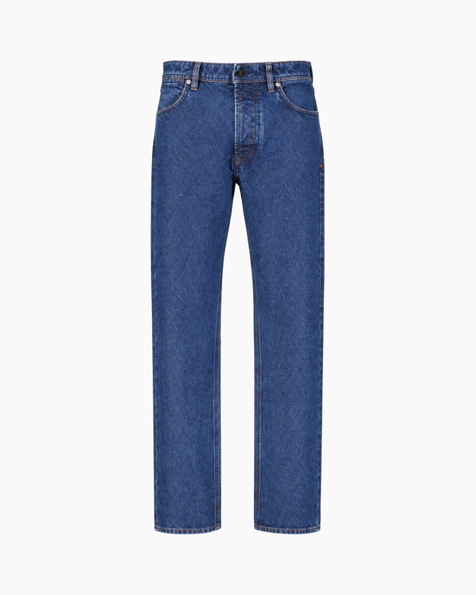 spijkerbroek, denim, blauw, rechte pijp, broek