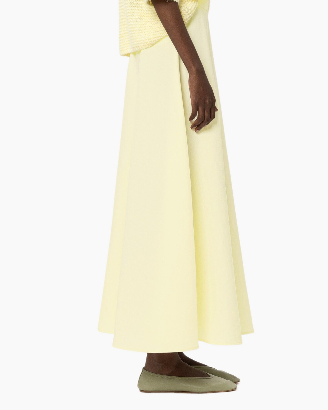 rok, maxi rok, geel, flowy, midi