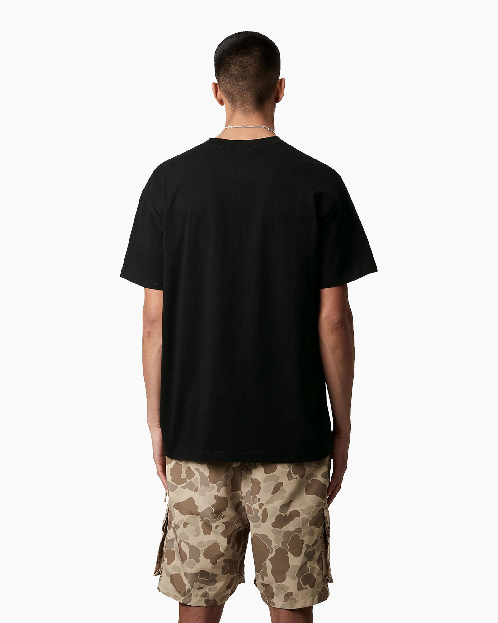 T-shirt Korte Mouw S/s Pocket Heart T-shirt Zwart