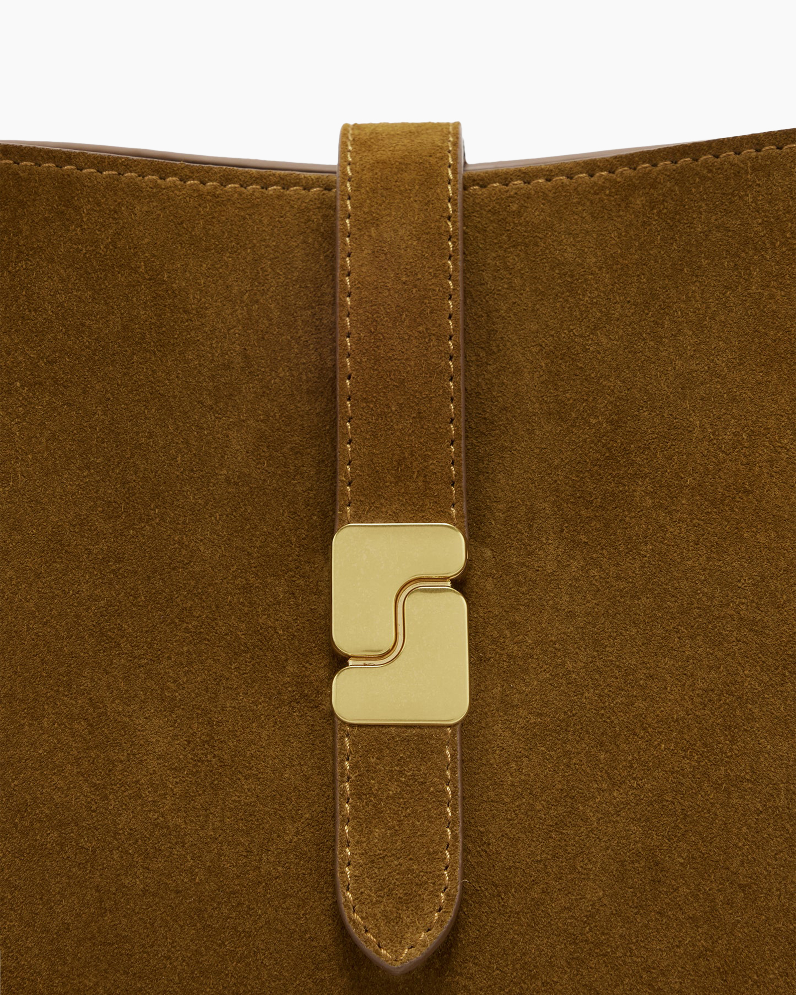 suede, bruin, riem, band, metalen gesp