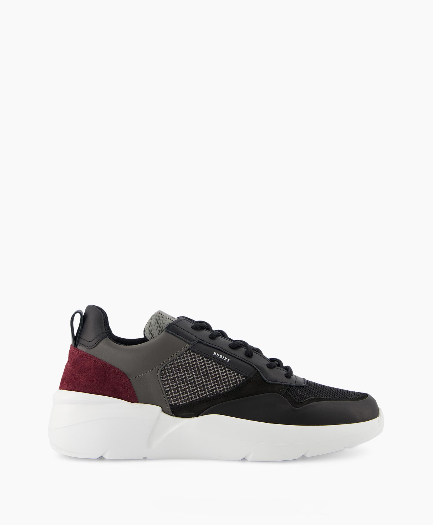 Nubikk Sneaker Roque Road Wave Donkergrijs