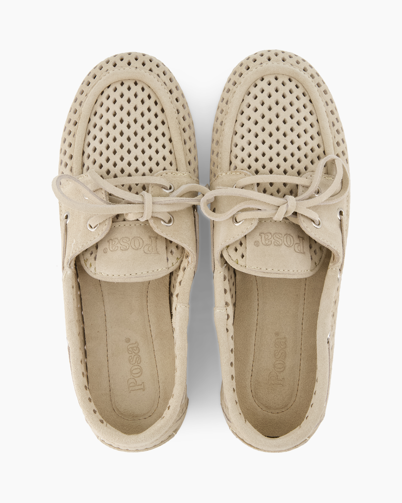 loafers, moccasins, perforated, veterschoen, beige