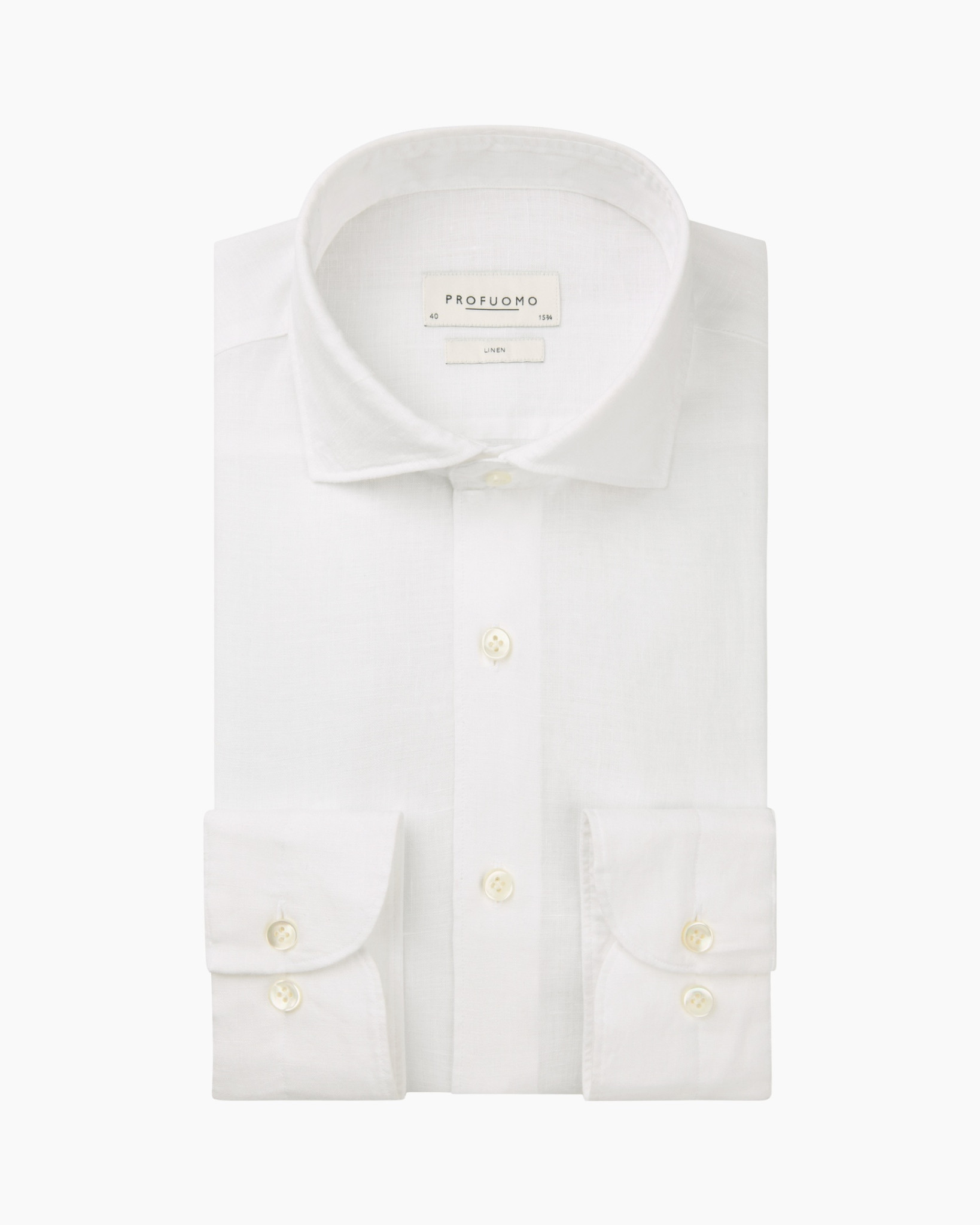 shirt, white, linen, button-down, collar