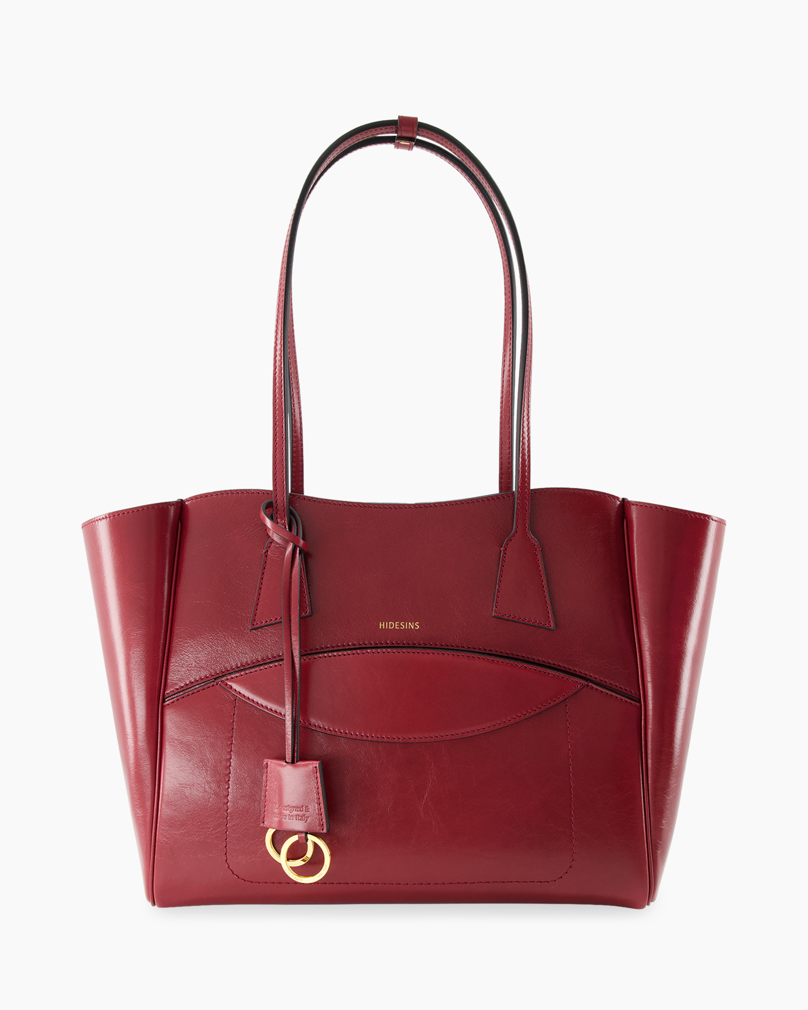 Tas Shopper Crisp donker rood