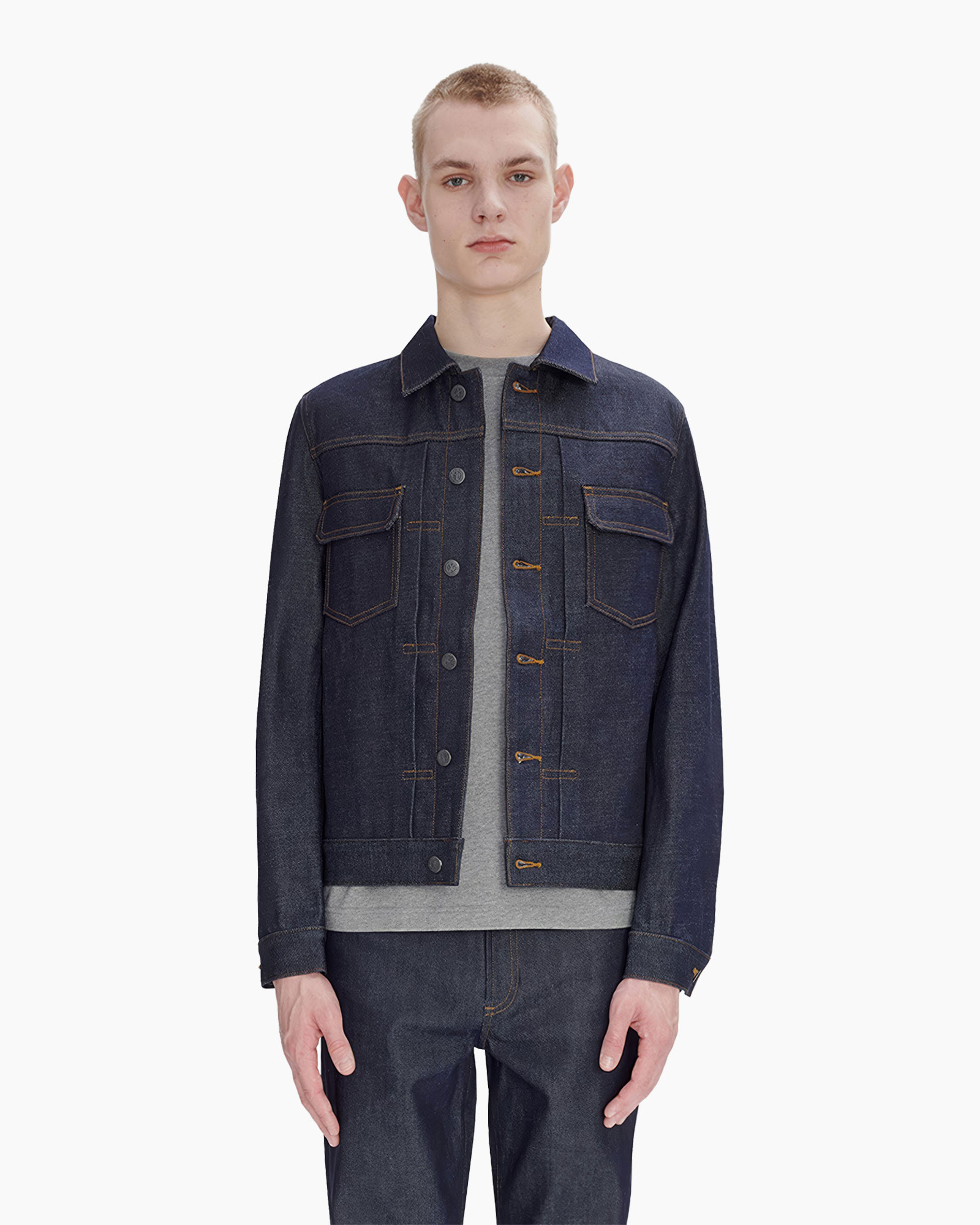 denim jas, spijkerbroek, jasje, blauw, zakken