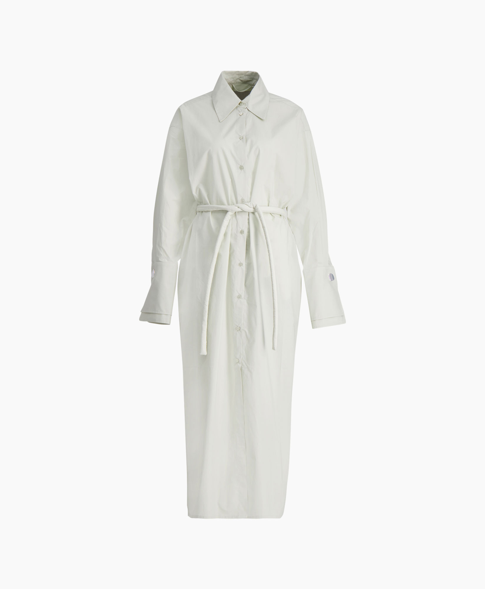 Róhe Midi Jurk 406-33-024 Off White