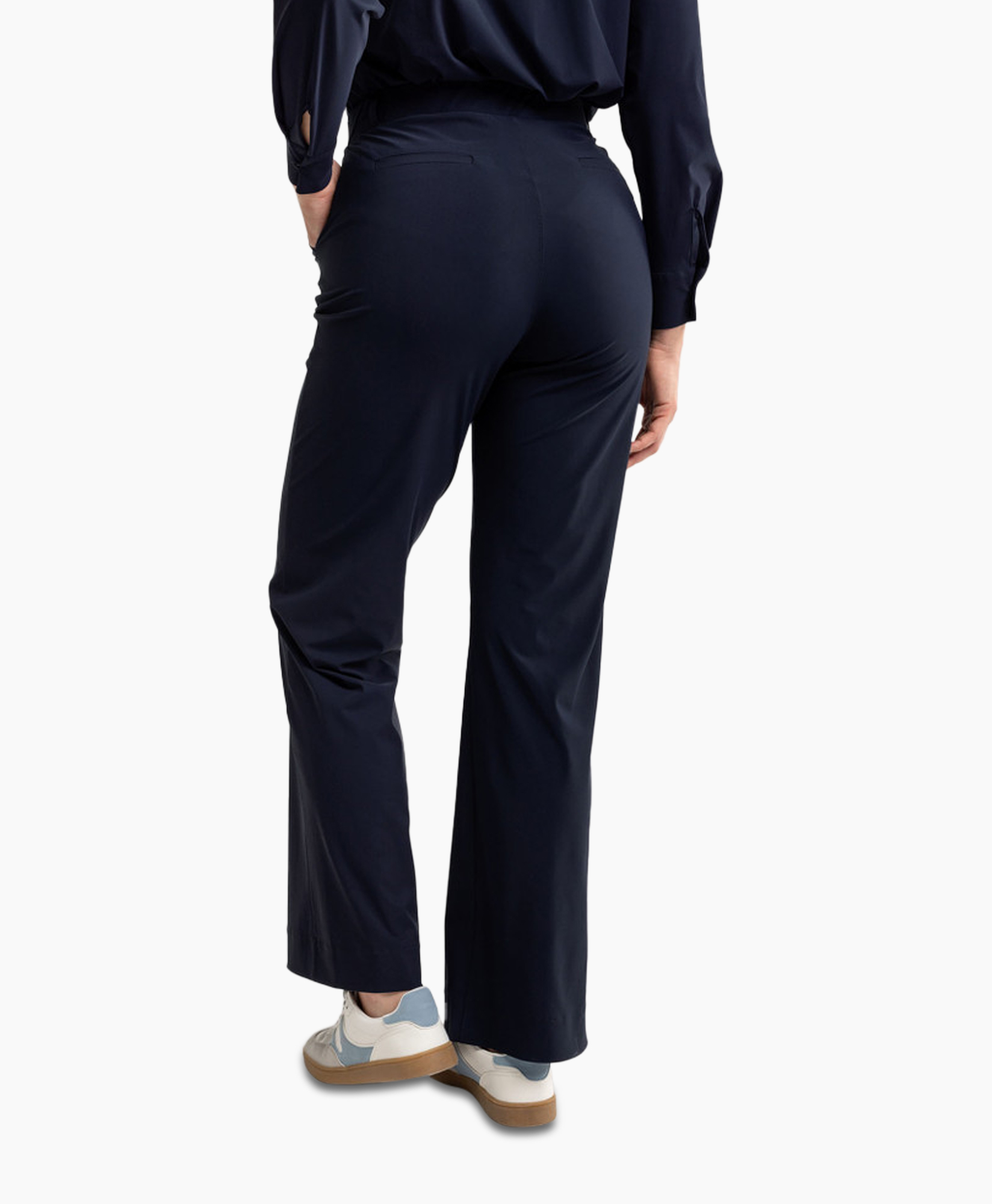 Broek Marilon Trousers Donker Blauw