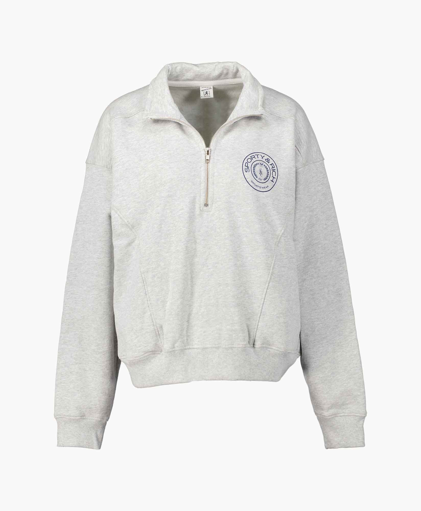 Sporty & Rich Pullover Qz671hg Grijs