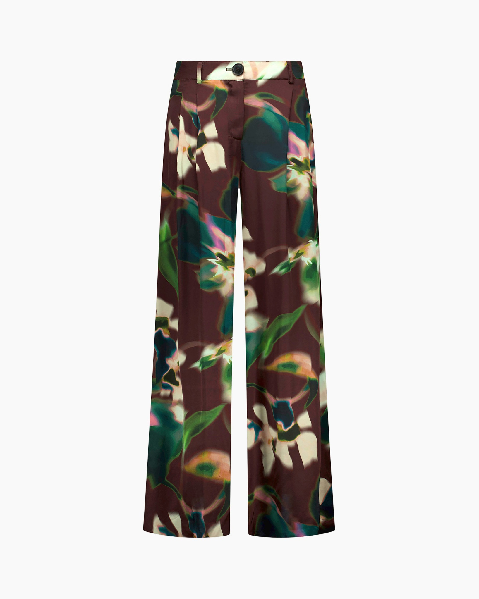 trousers, pants, floral, patterned, wide-leg