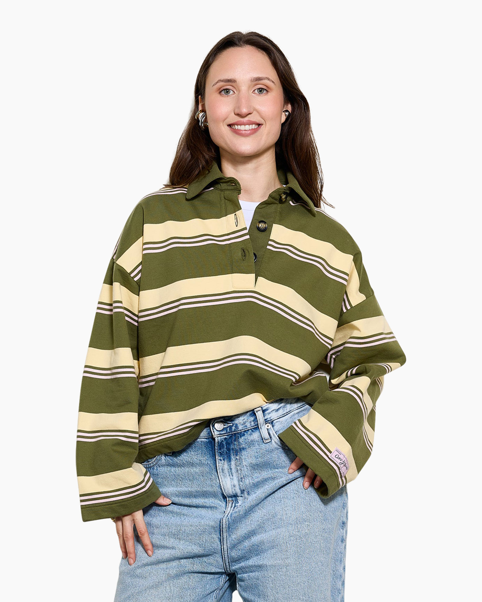 Shirt, Jas, Jeans, Lange mouwen