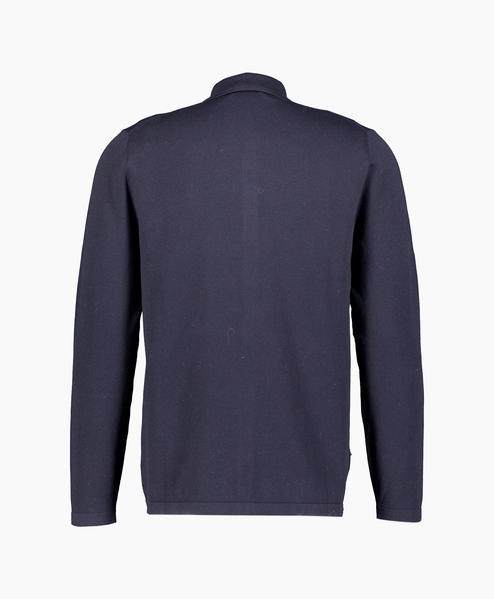 Trui Polo Button Th Ls Navy Donker Blauw