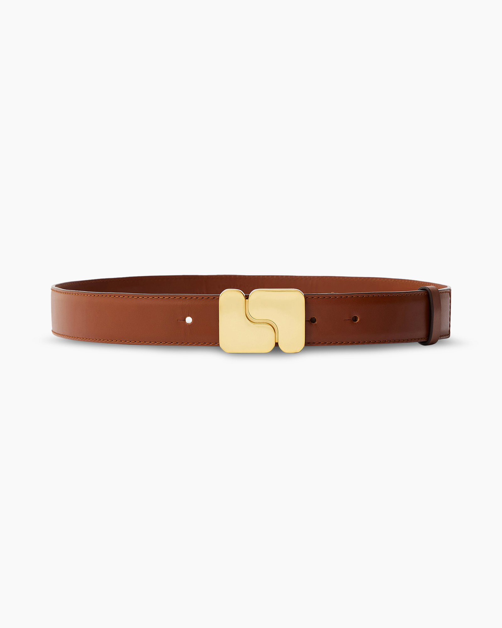riem, bruin, leer, gouden gesp, fashion accessoire