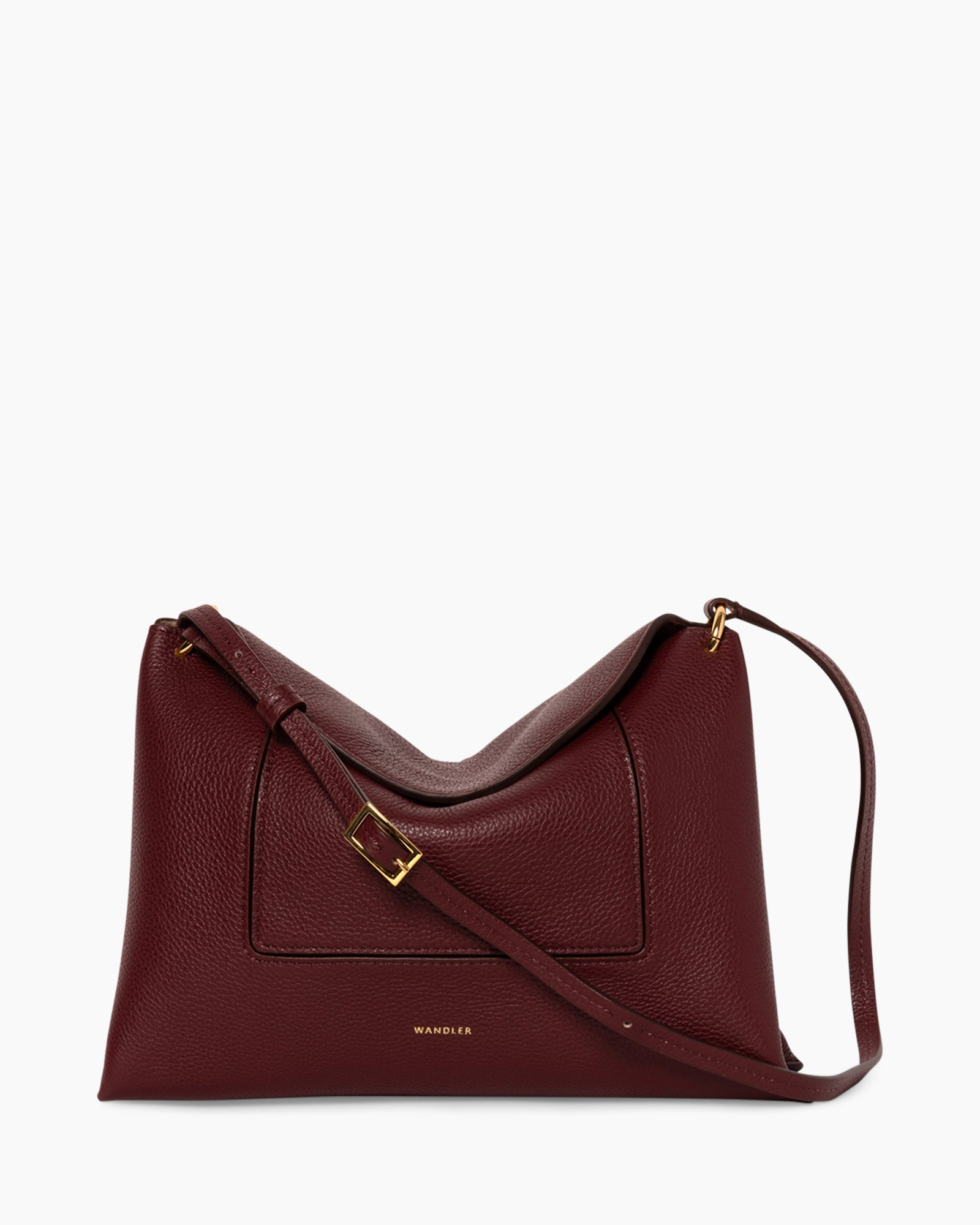 Crossbody Tas Penelope Slouch Aubergine