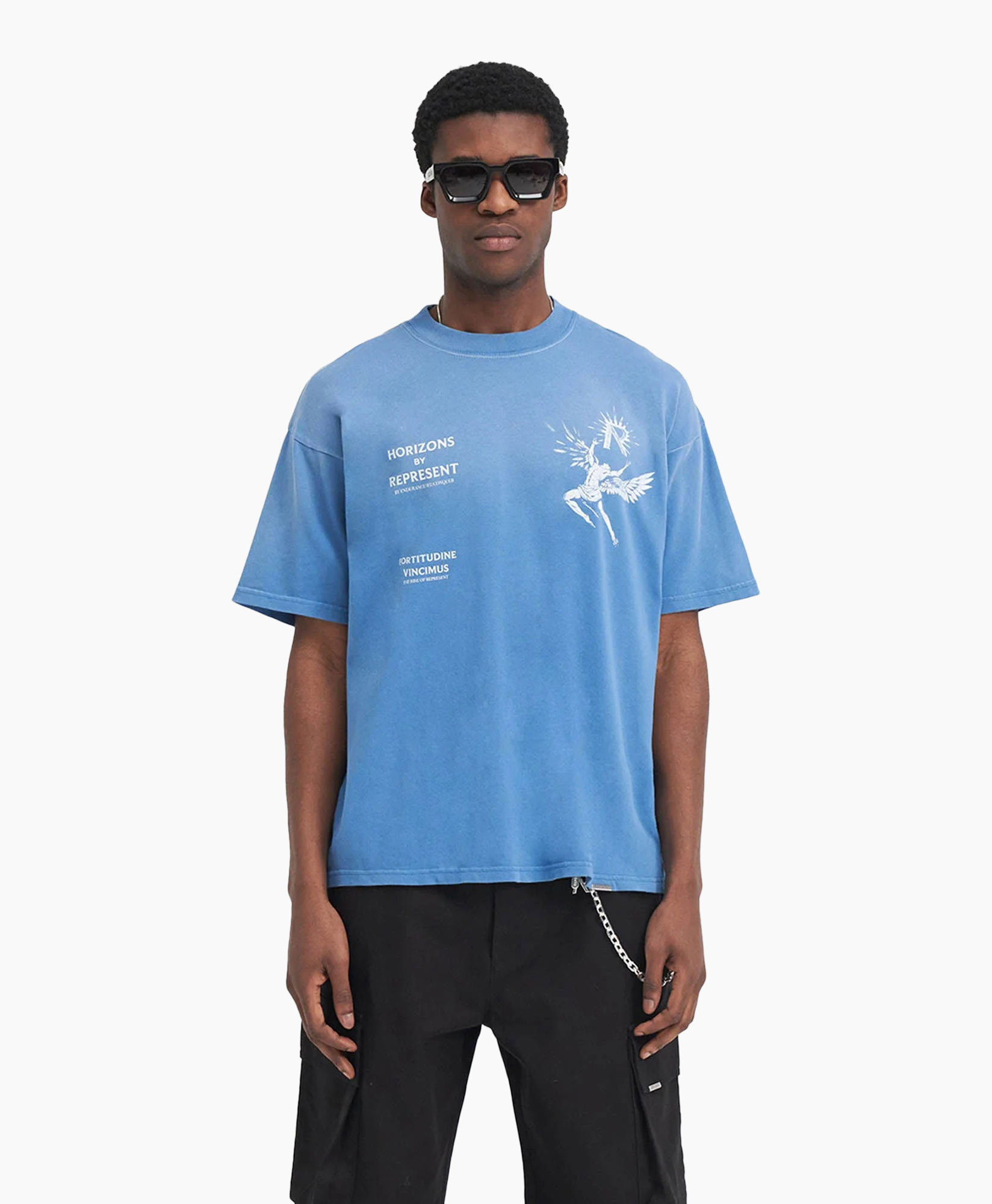 Top & T-shirt Icarus Licht Blauw