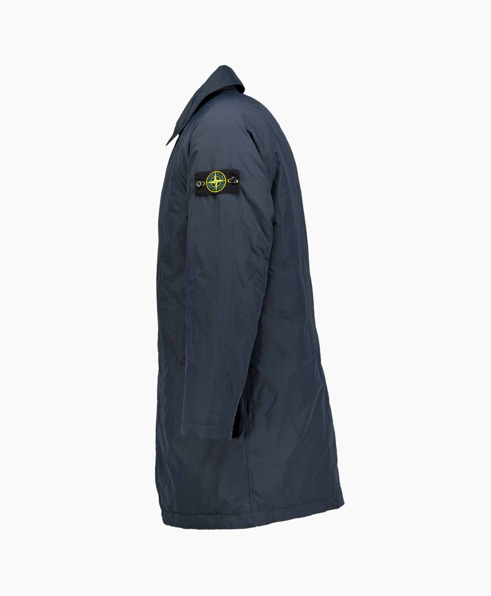 jas, jacket, parka, blauw, lang-sleeve