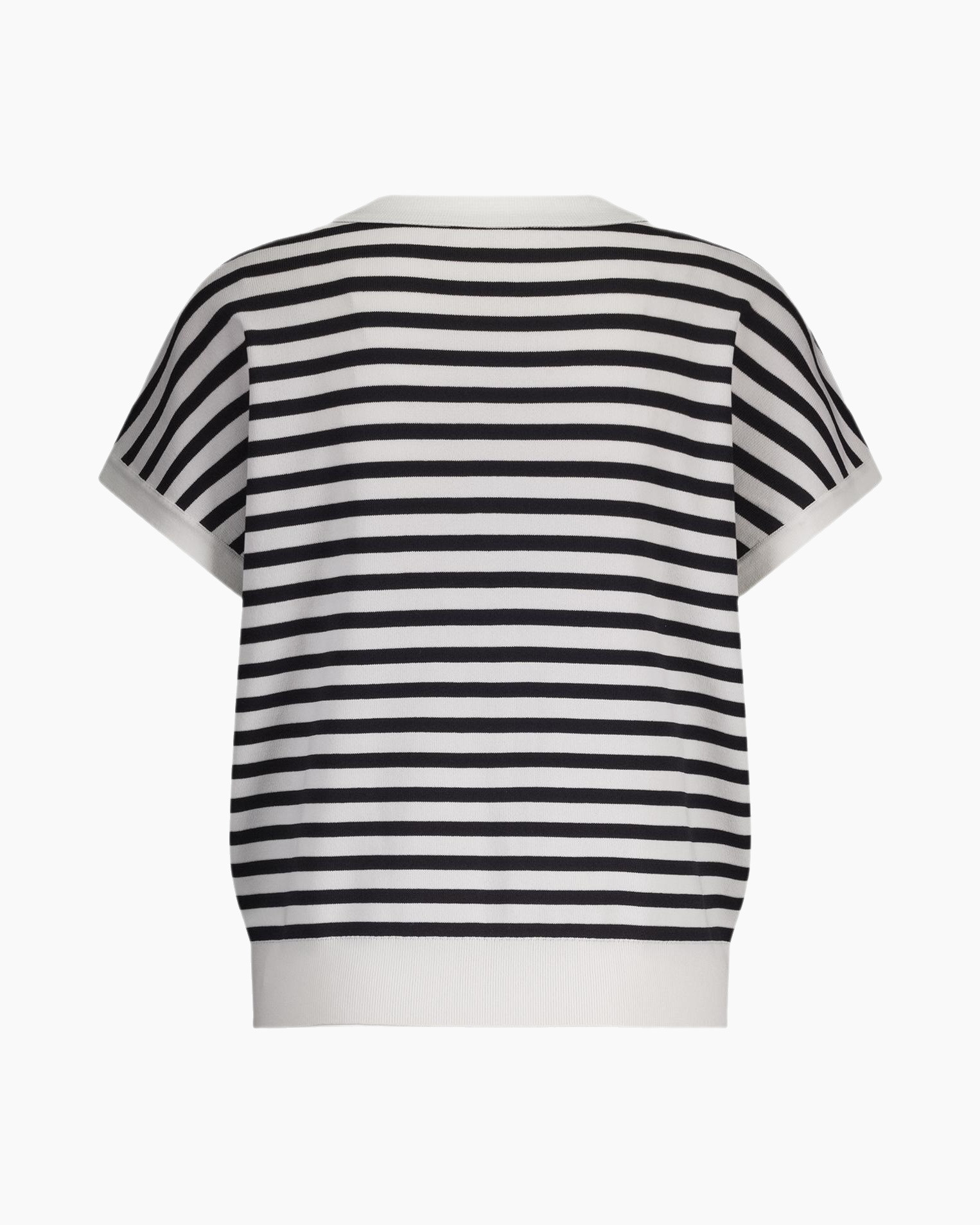 Pullover Drew Stripe Ssl Pullover Ecru
