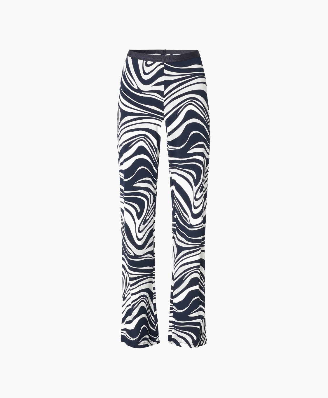Trvl Drss Flared Broek 05-t1073-45x Blauw dessin