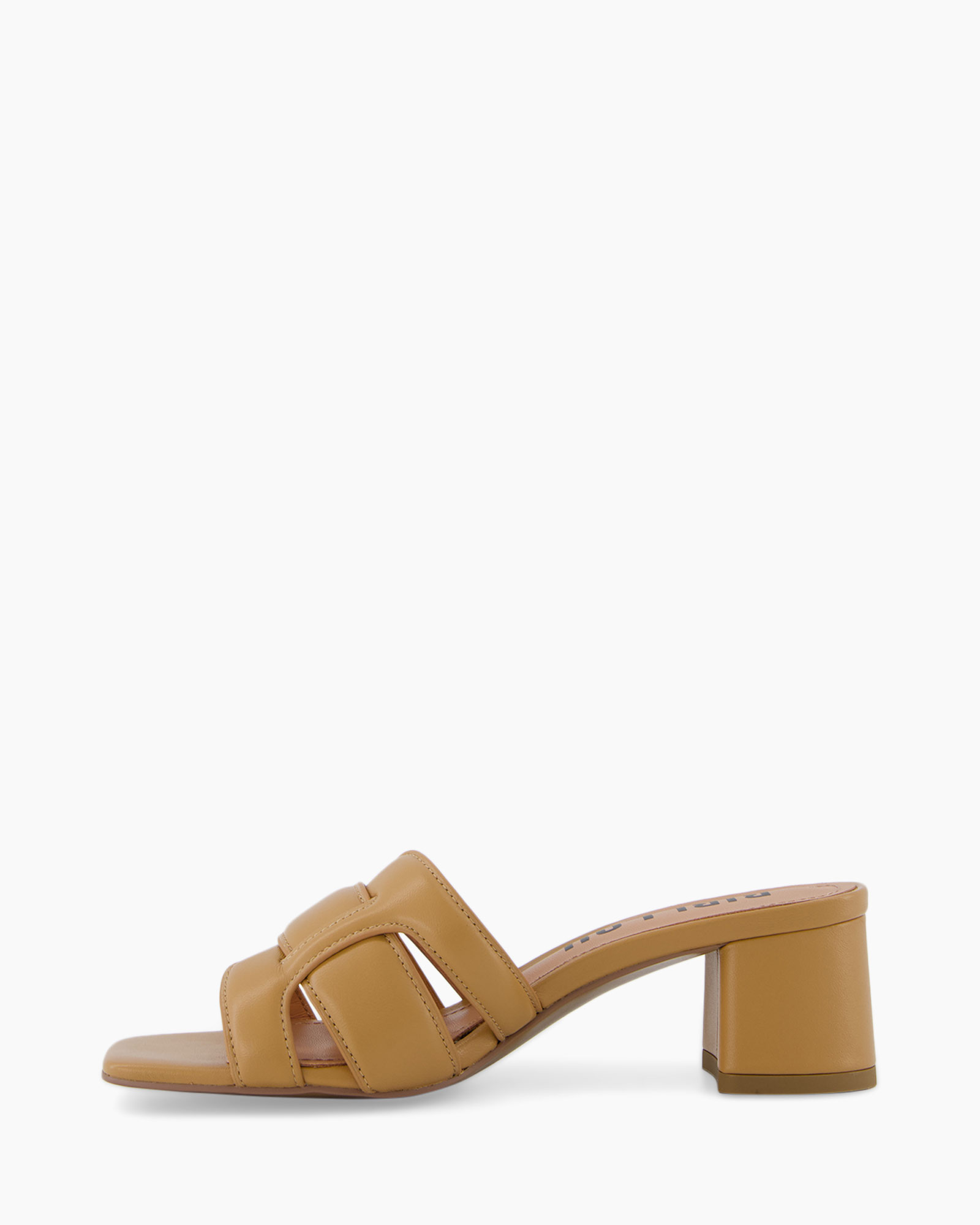 Pump Kid Leather Camel