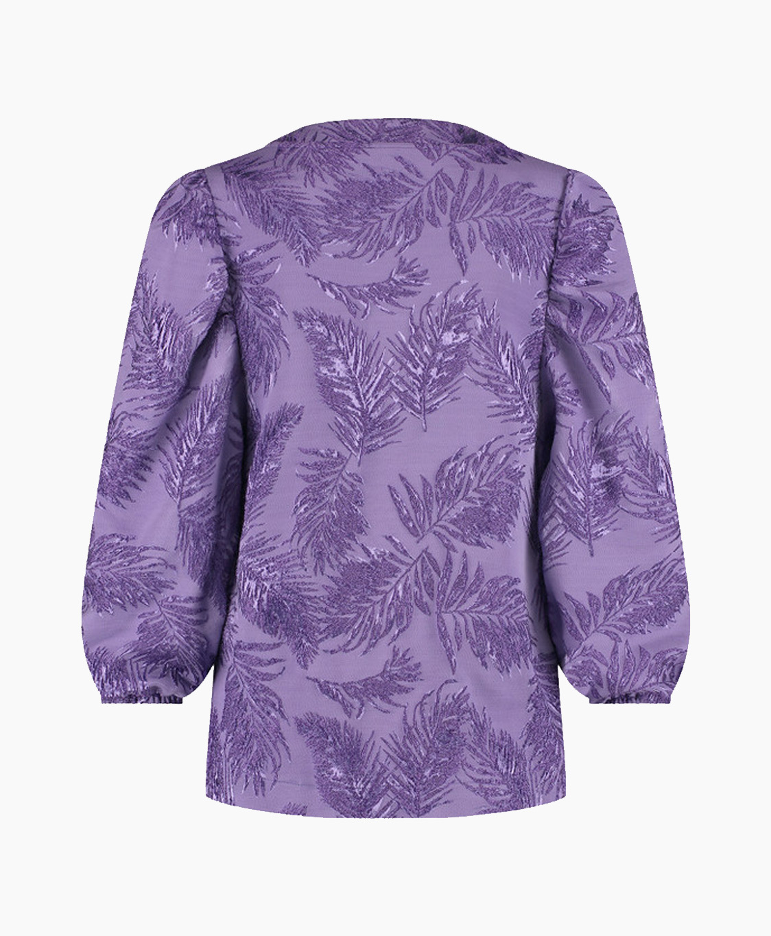 Studio Anneloes Blouse Cher Satin Jacquard Blouse Paars
