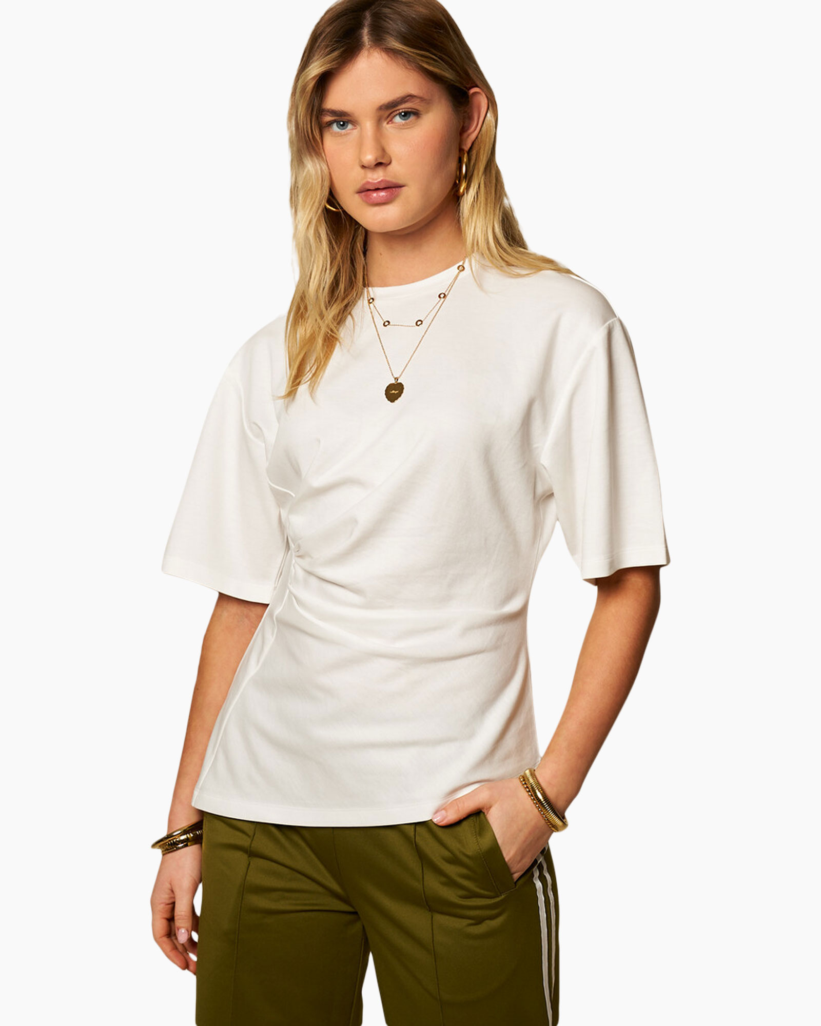 Blouse, T-Shirt, Adult, Person, Woman