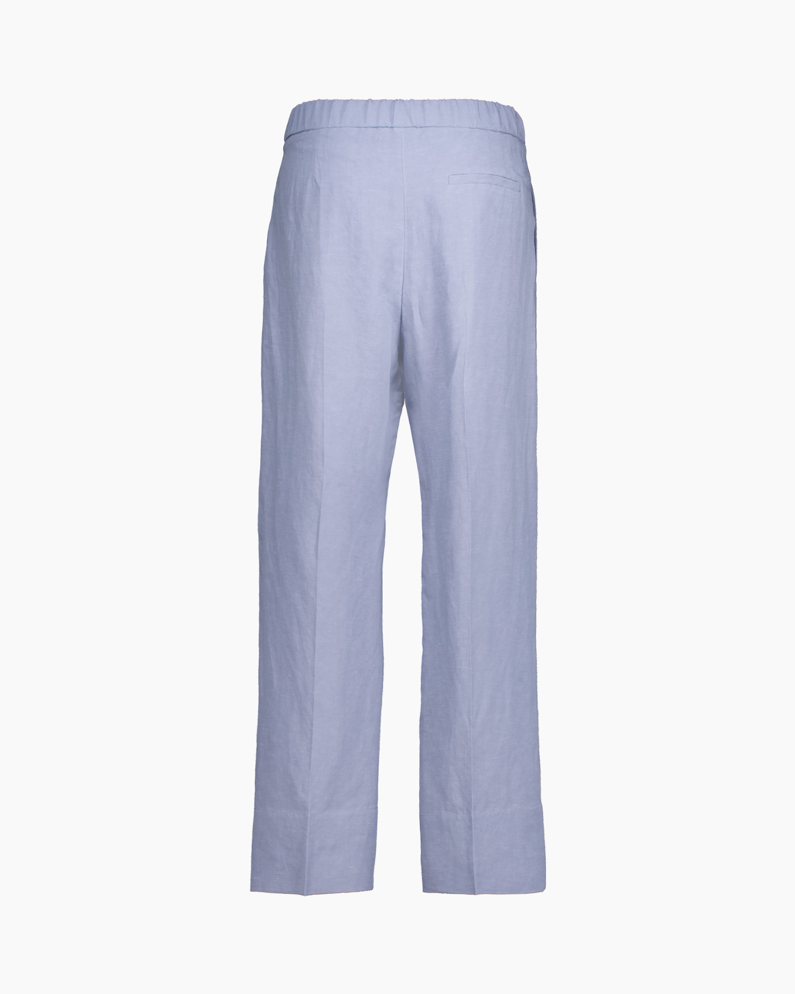Pantalon Fine Linen Visc Sydney Blauw