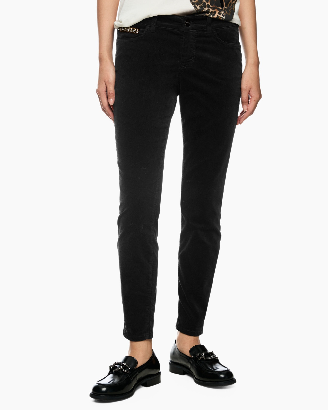 Broek Zc 81.02 W48 Zwart