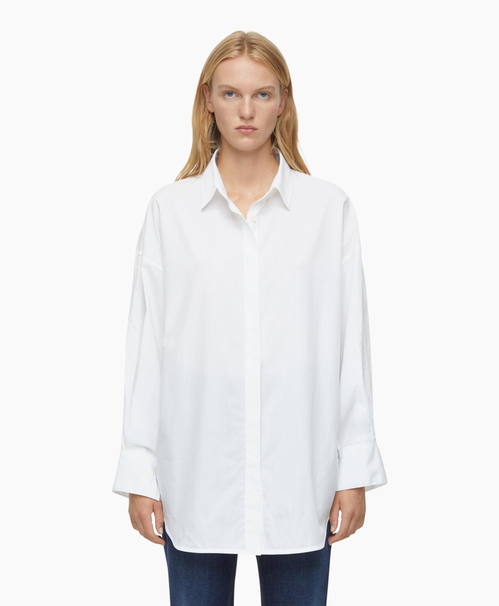 Closed Blouse Open Back Blouse Wit