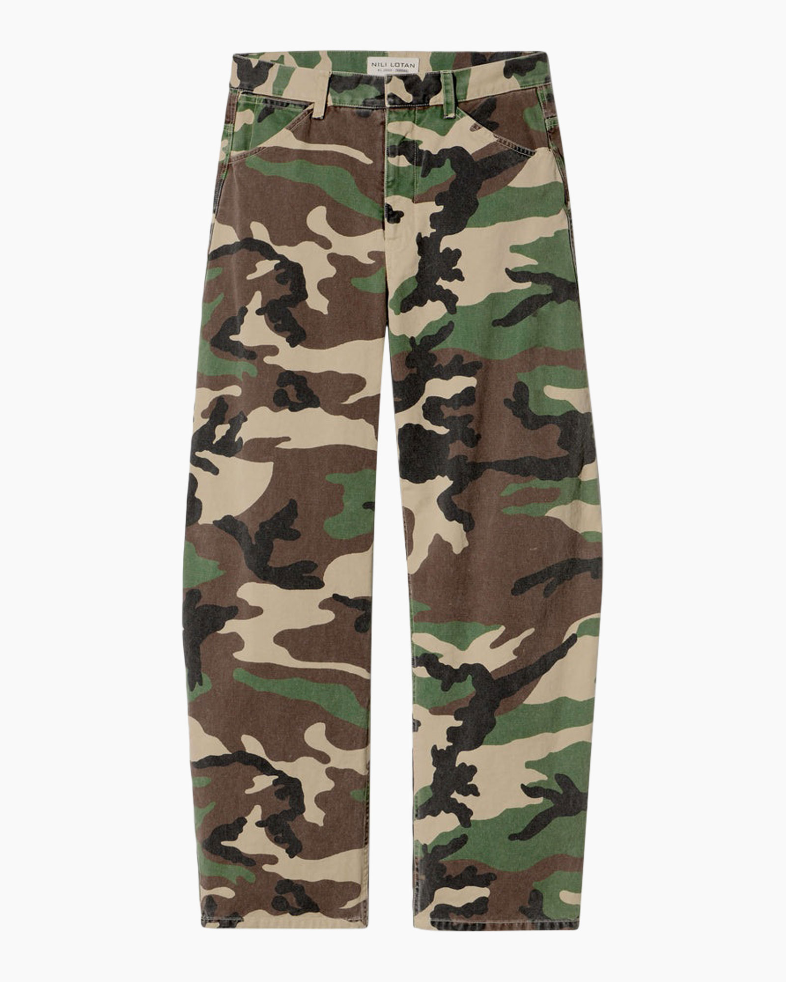 camouflage broek, camo patroon, militaire stijl, kledingbroek, broek