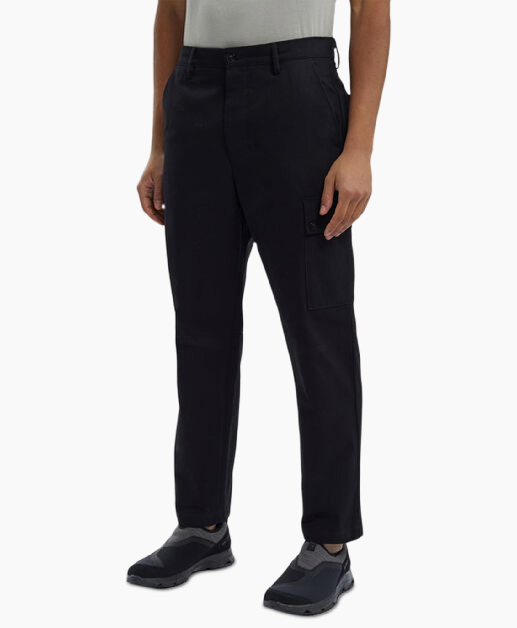 Cp Company Broek 2/2 Twill Loose Utility Pants Zwart