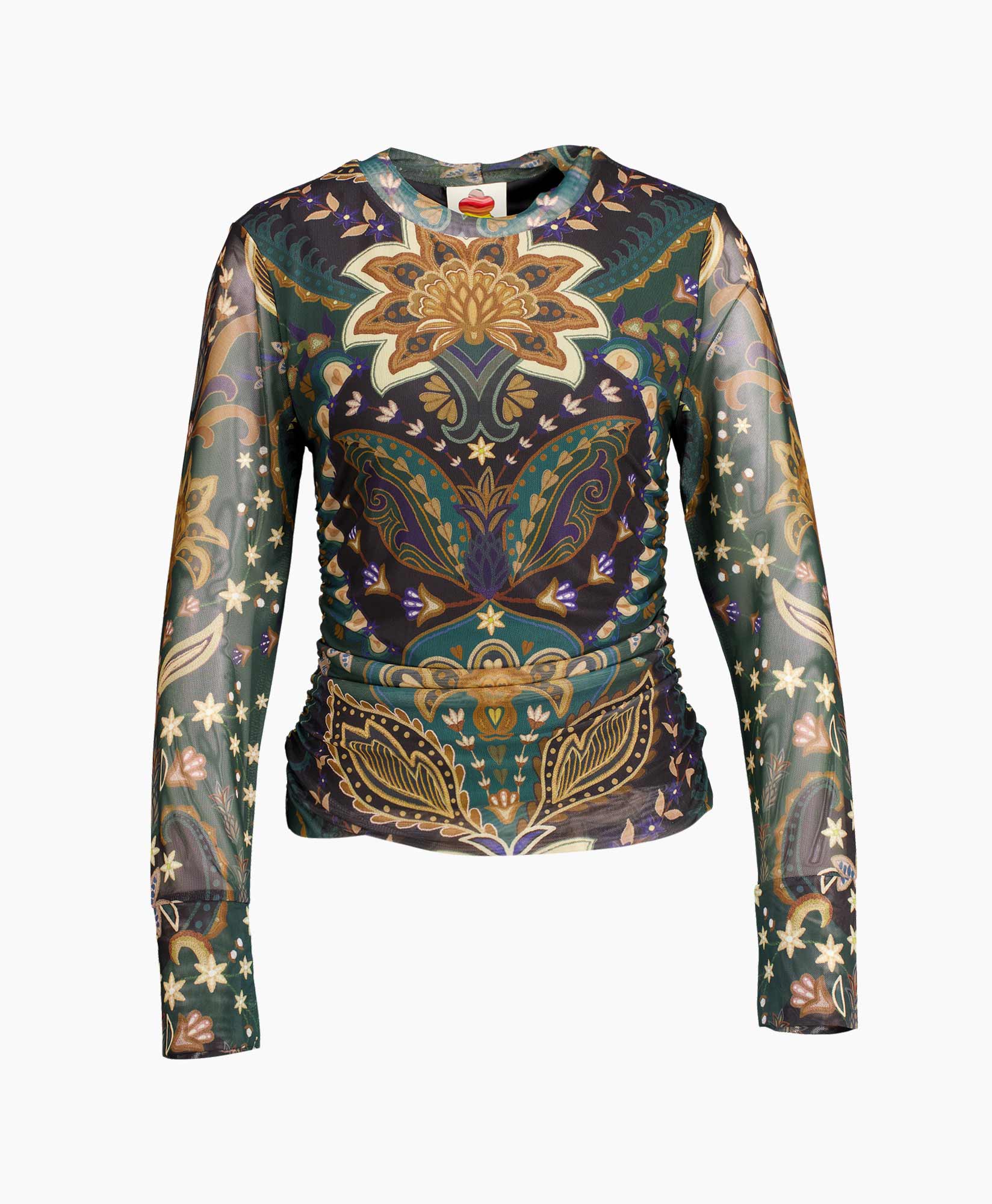 Blouse Jaipur Tulle Zwart