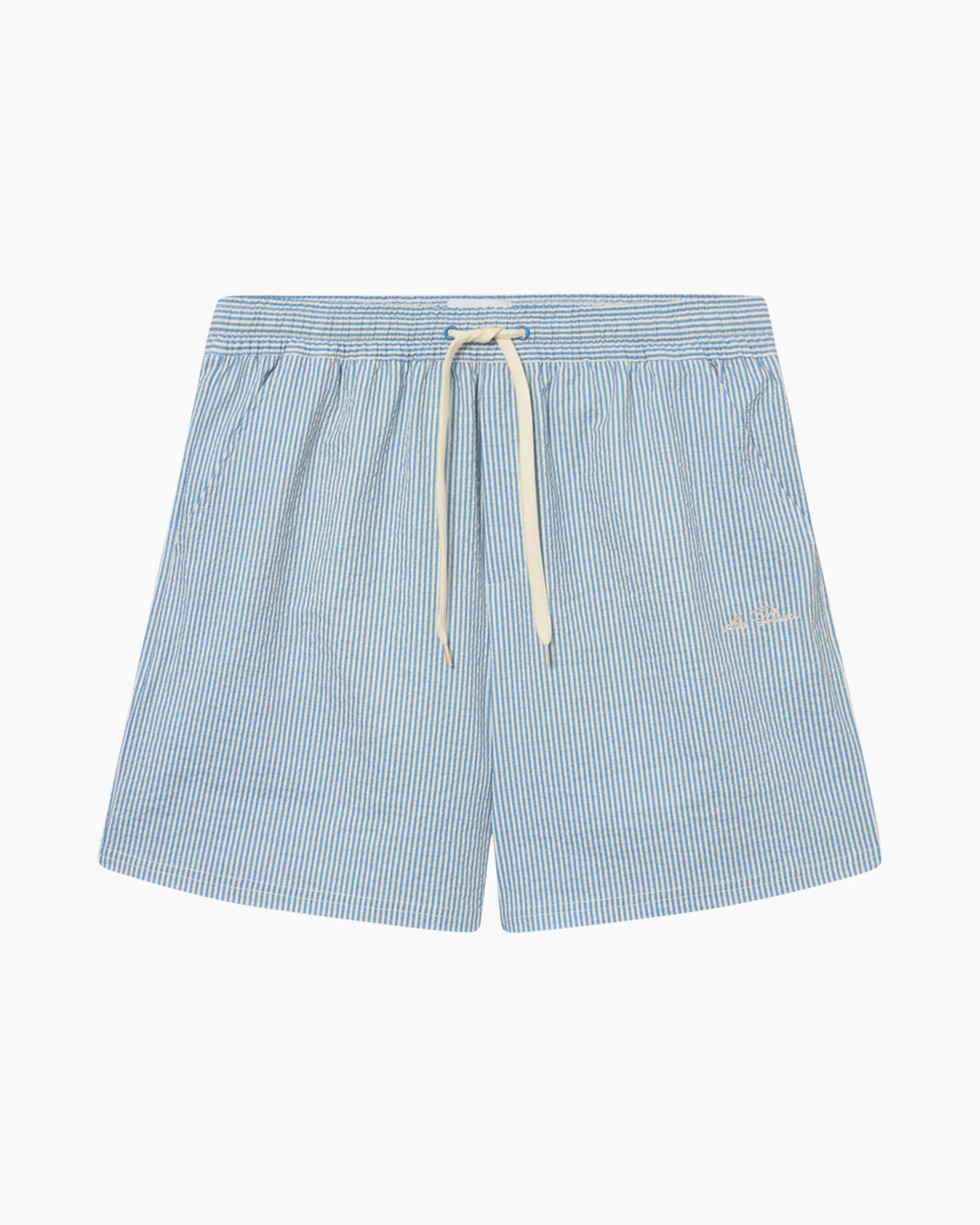 Korte Broek Stan Stripe Seersucker Blauw