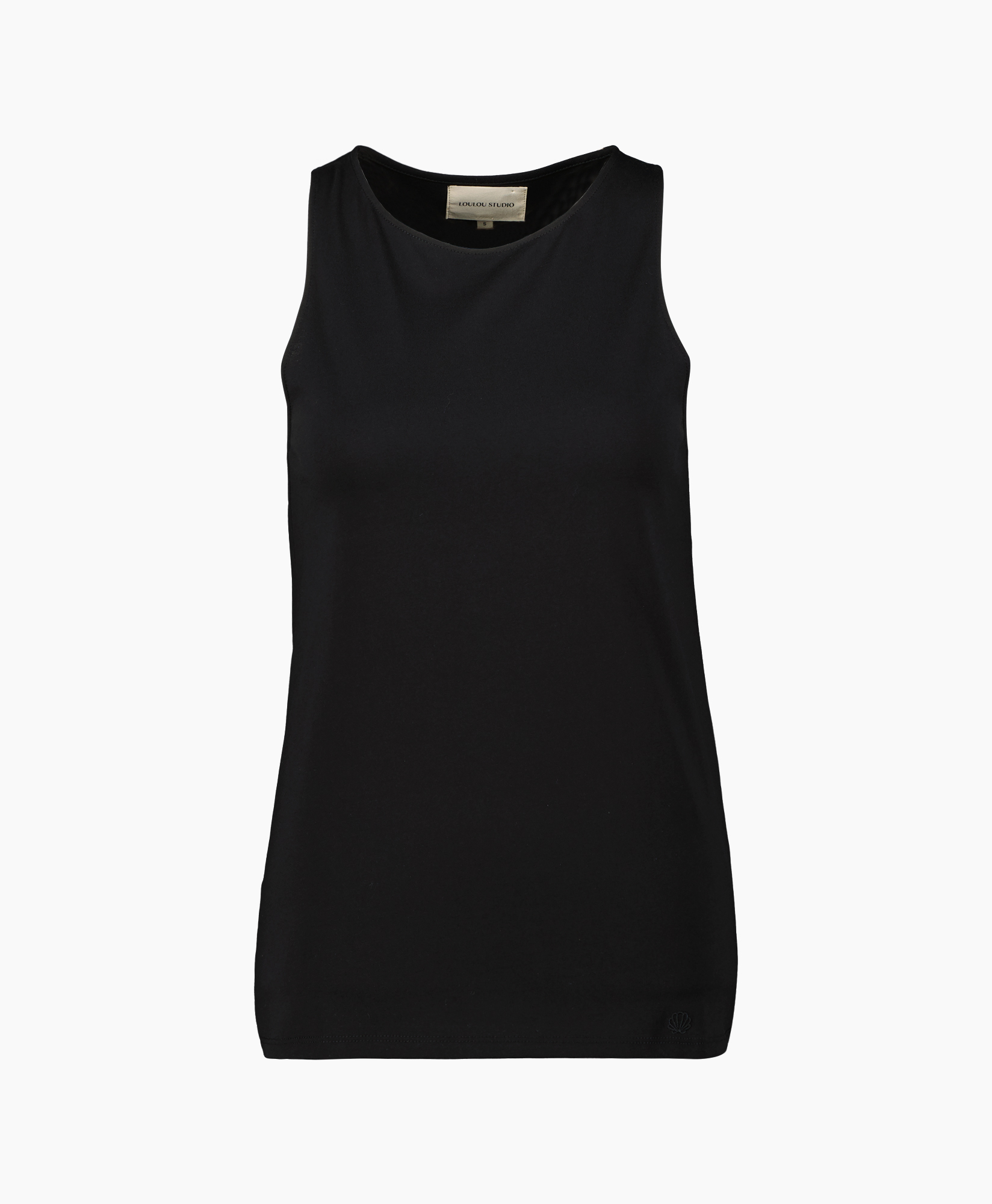 Loulou Studio T-shirt Mahina Zwart