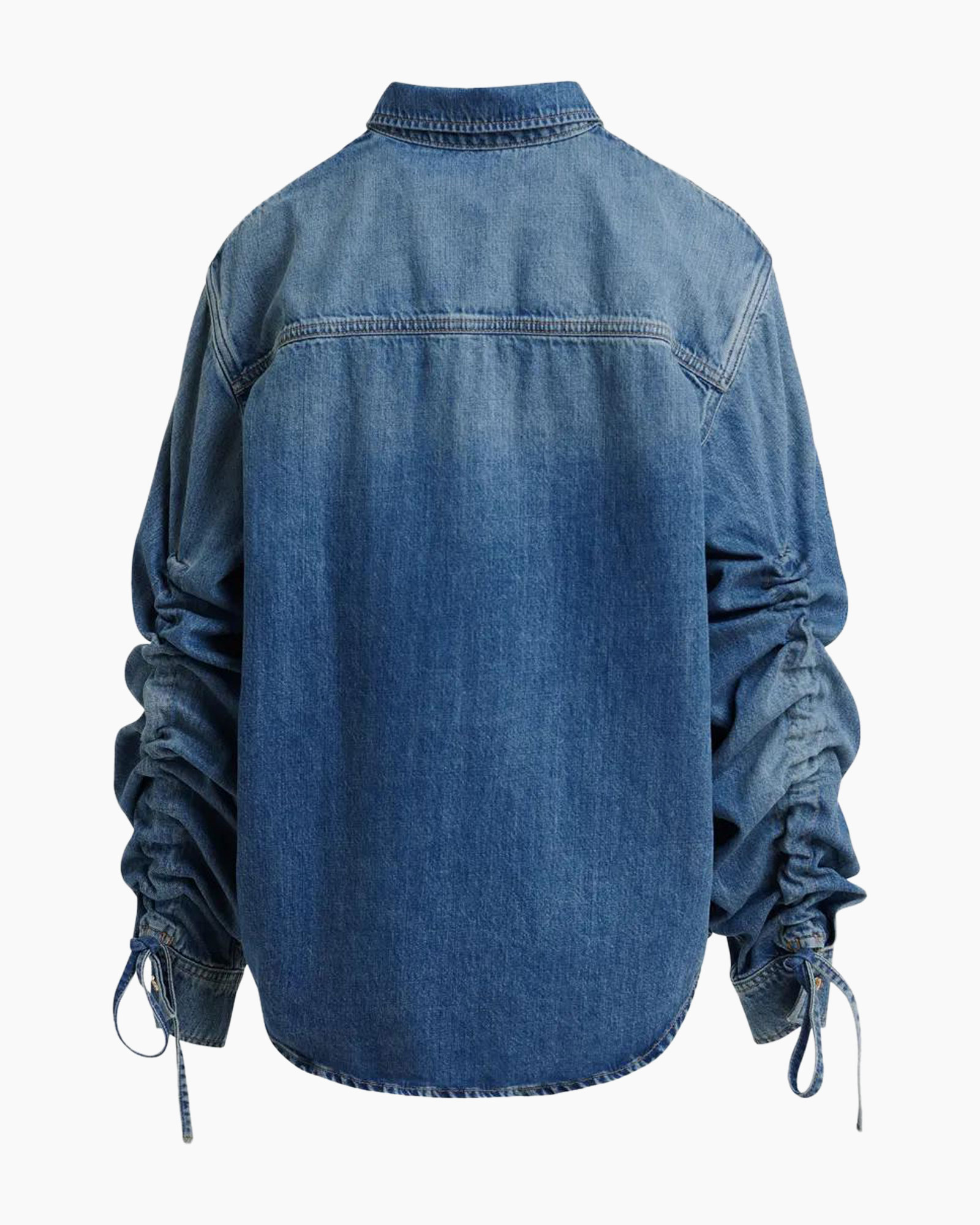 denim shirt, spijkerjas, denim jas, lange mouw, knopsluiting bij manchetten