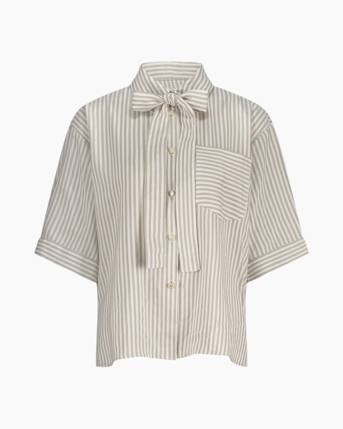 Blouse Carmen Stripe Blouse Rood