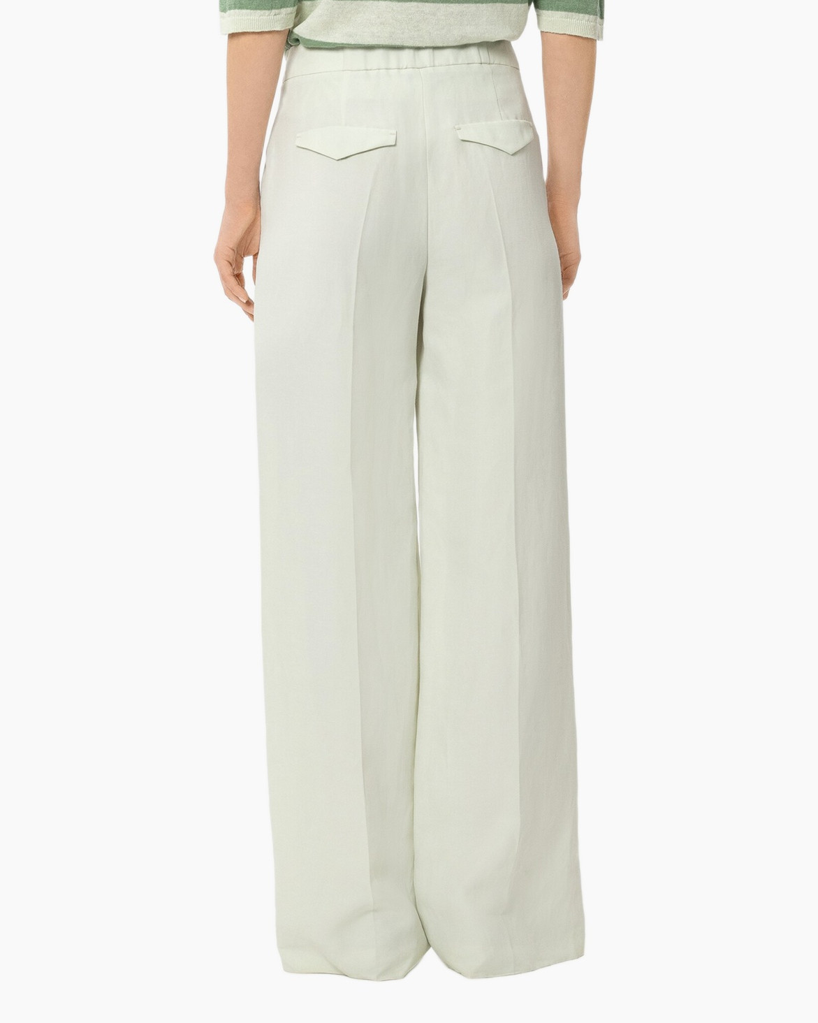 broeken, wijd uitlopend, linnen, lichtgroen, formeel, broeken, wijdedorke, pantalon, beige, hoog taille