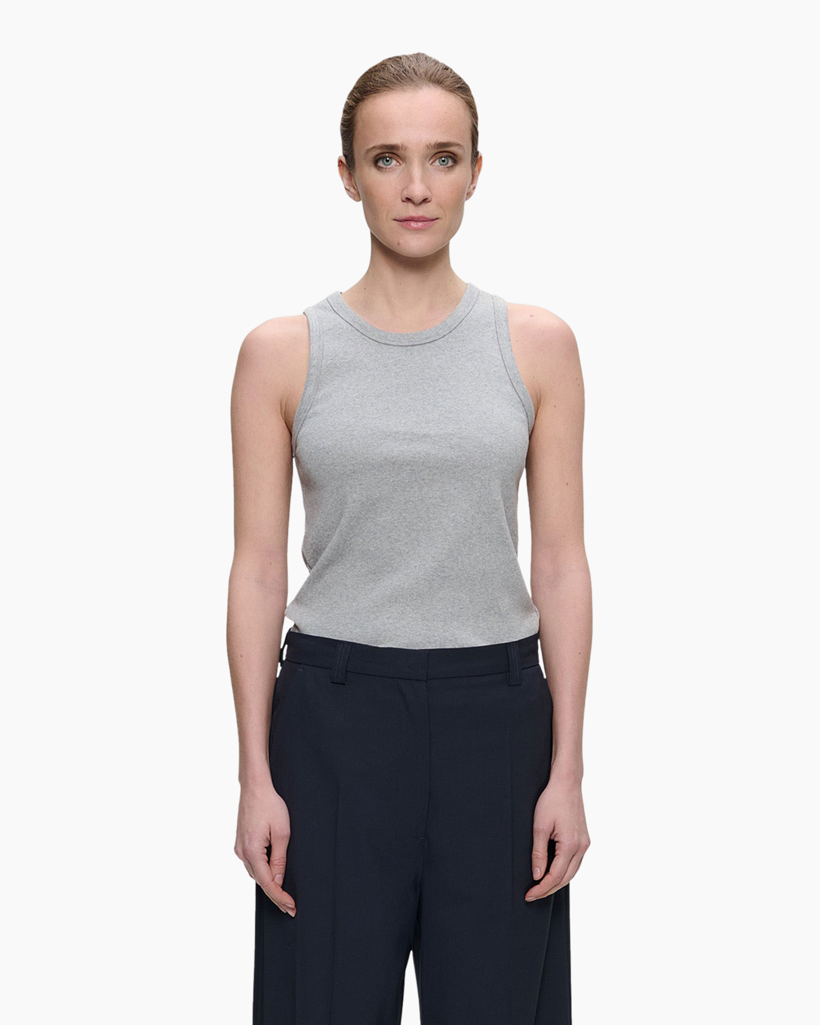 Top Organic Cotton Grijs