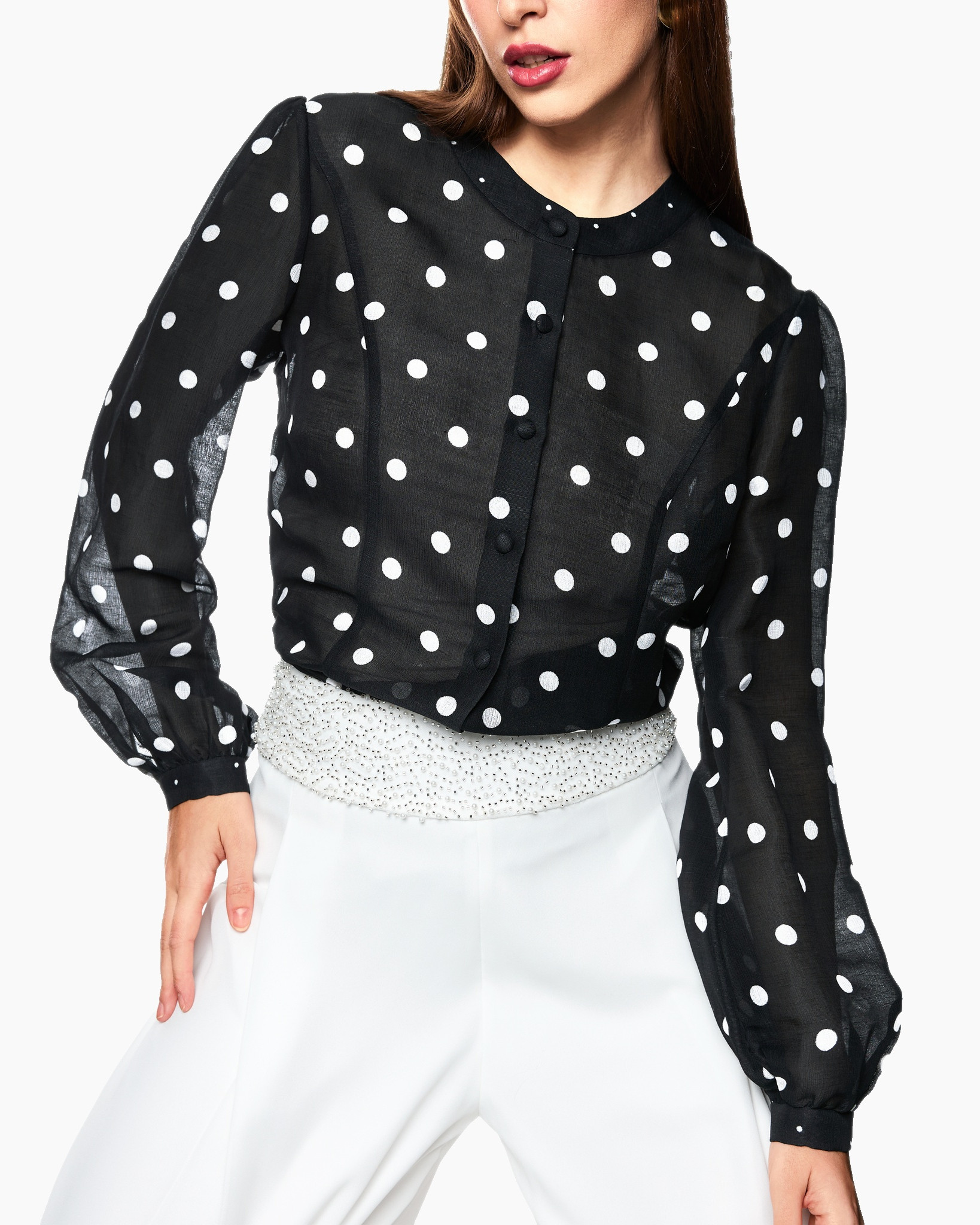 Blouse Zg 51.01 W05 Zwart